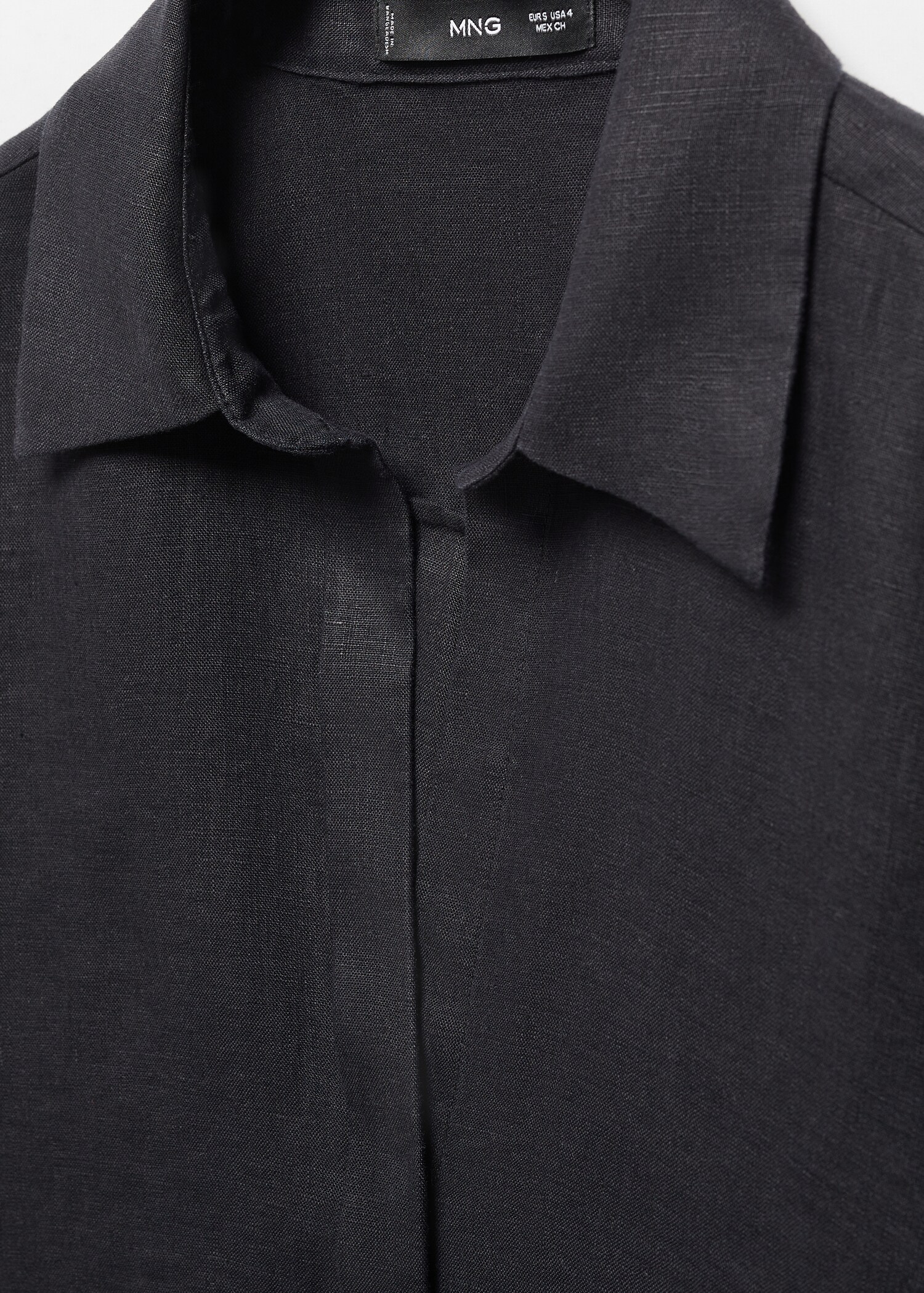 Linen 100% shirt - Details of the article 8