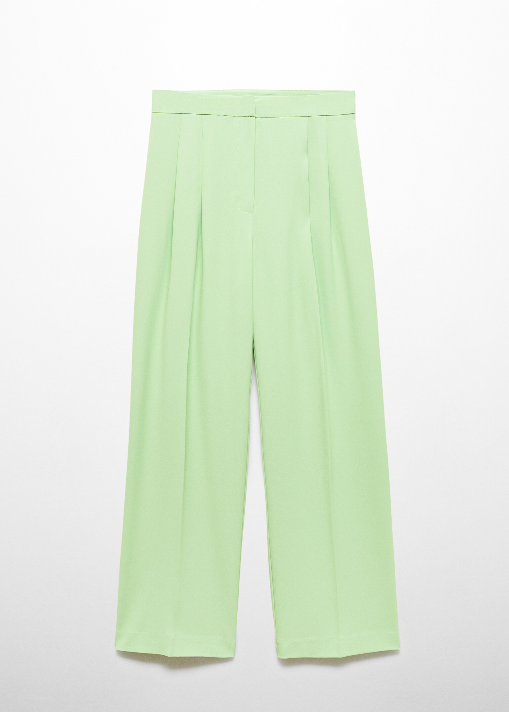 Wideleg pleated trousers - Article without model