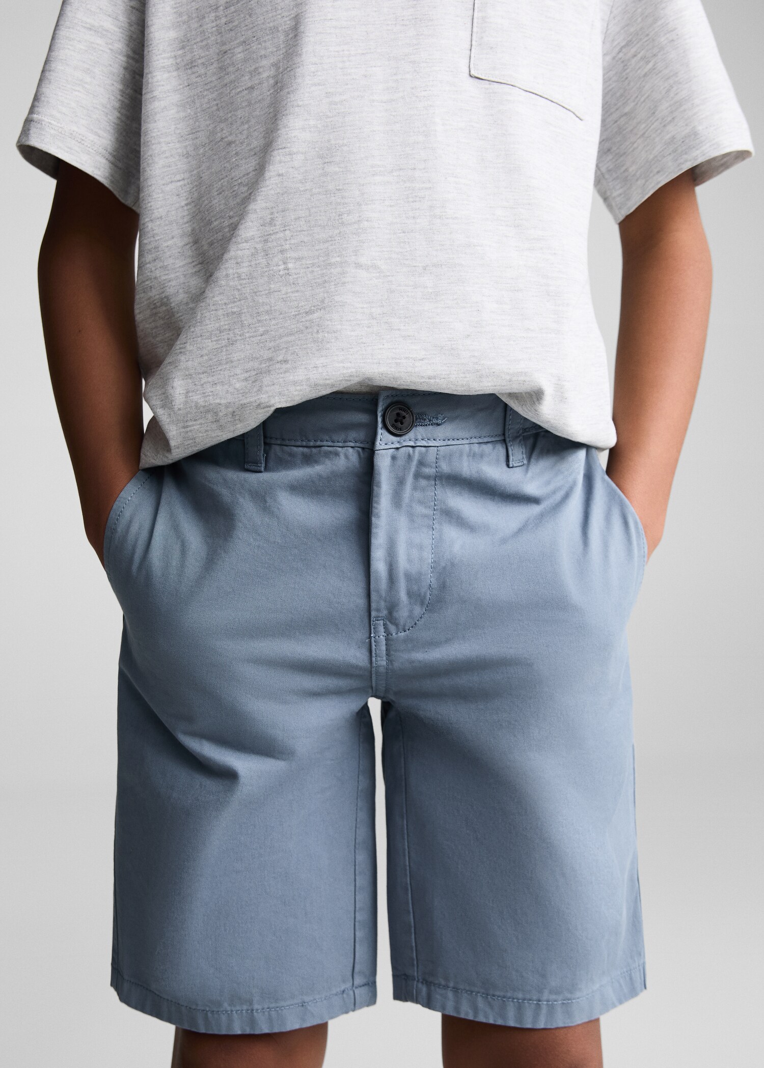 Bermuda slim-fit chino coton - Détail de l'article 6