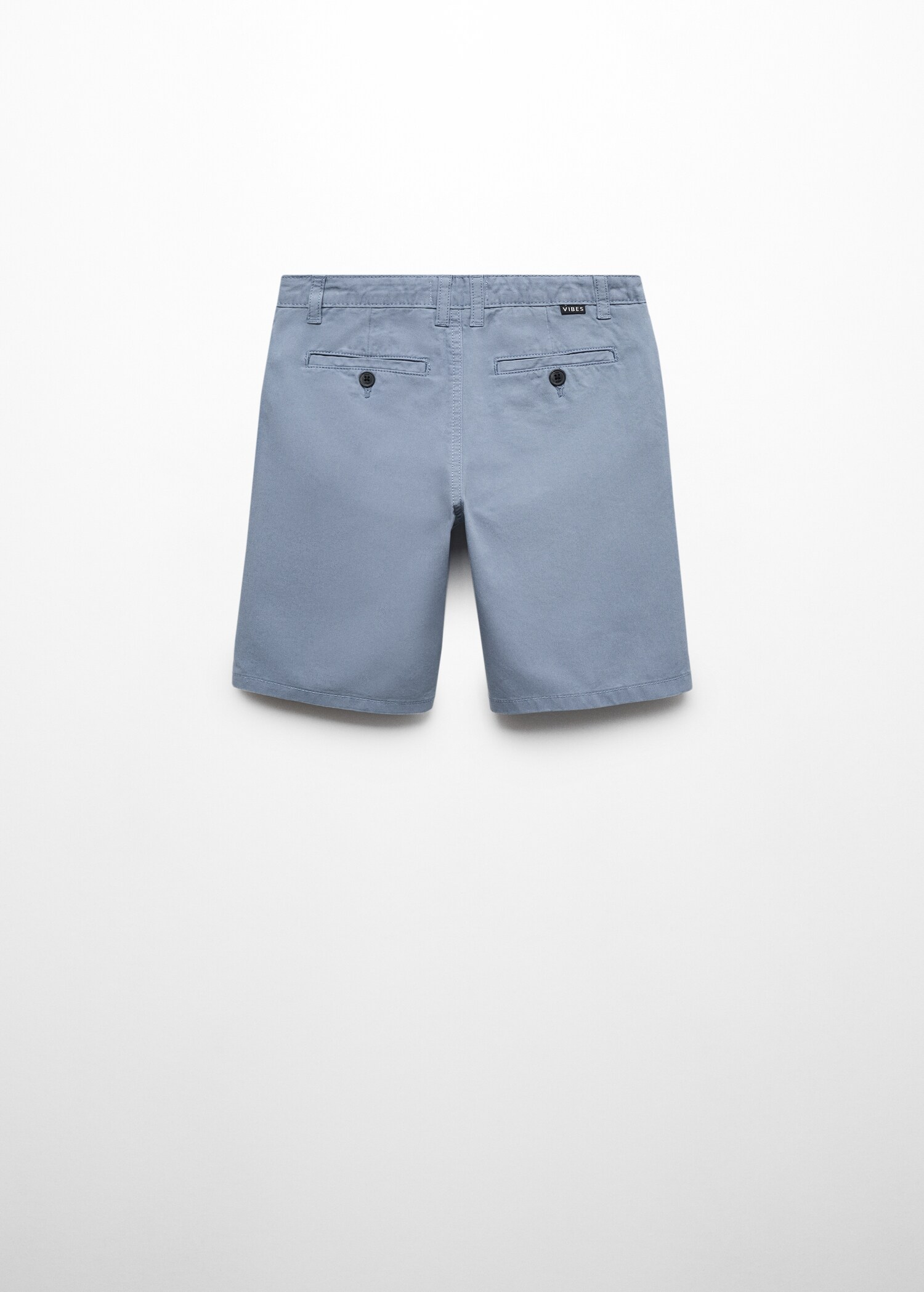 Bermuda slim-fit chino coton - Verso de l’article