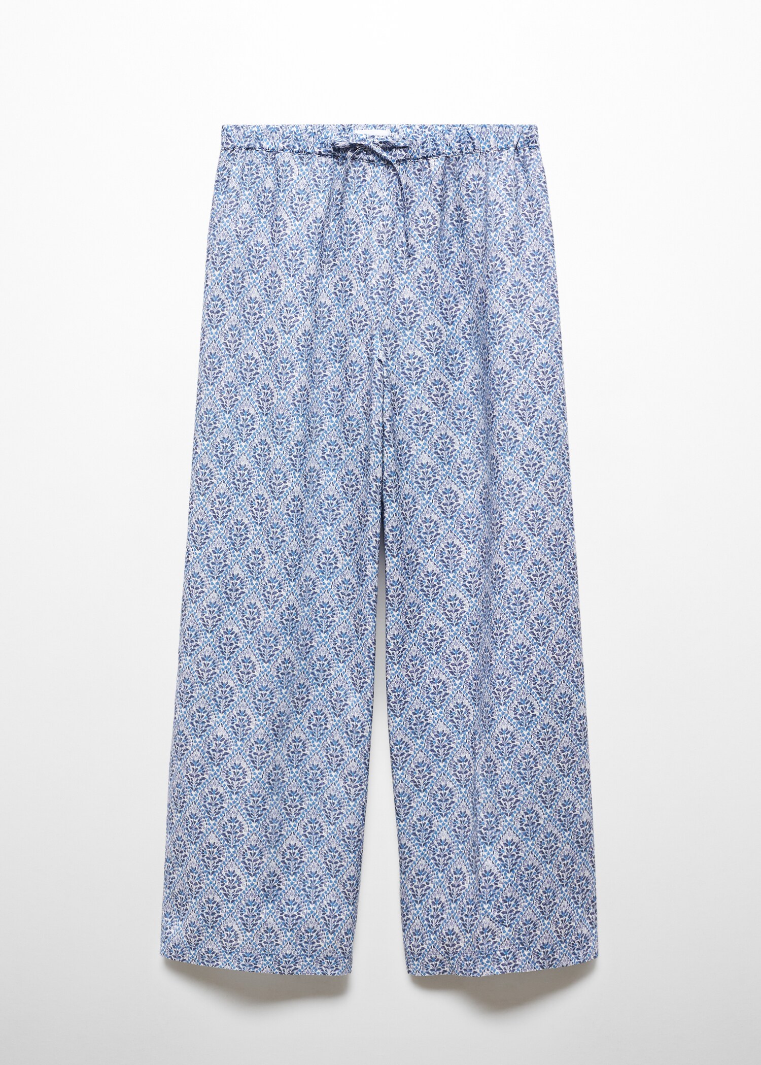 Printed trousers with bow - Article without model
