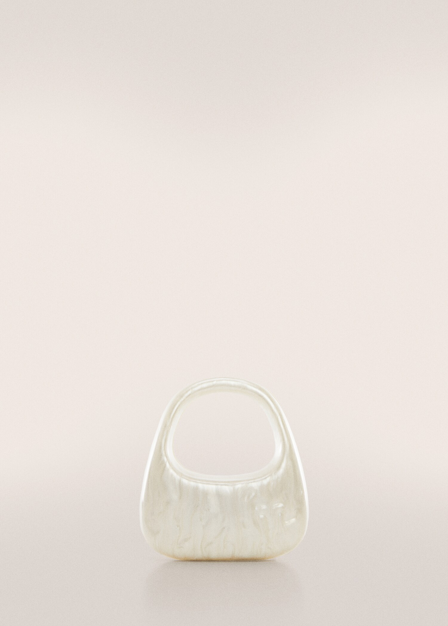 Pearl-effect clutch bag - Article without model