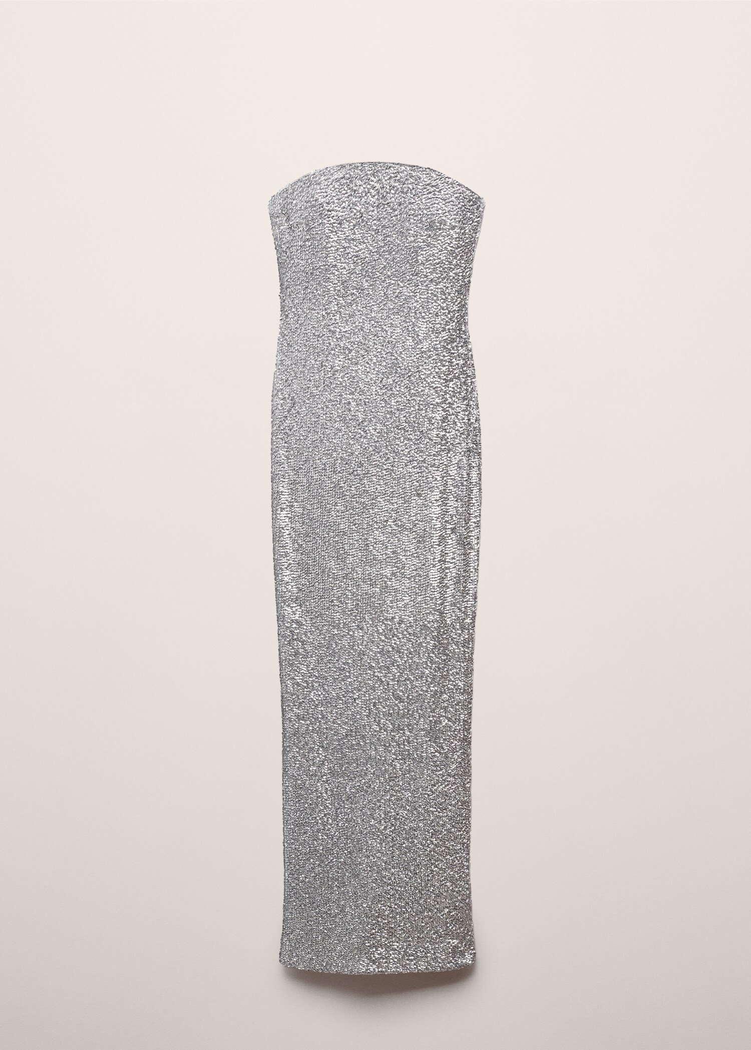 Strapless sequined dress - Article without model