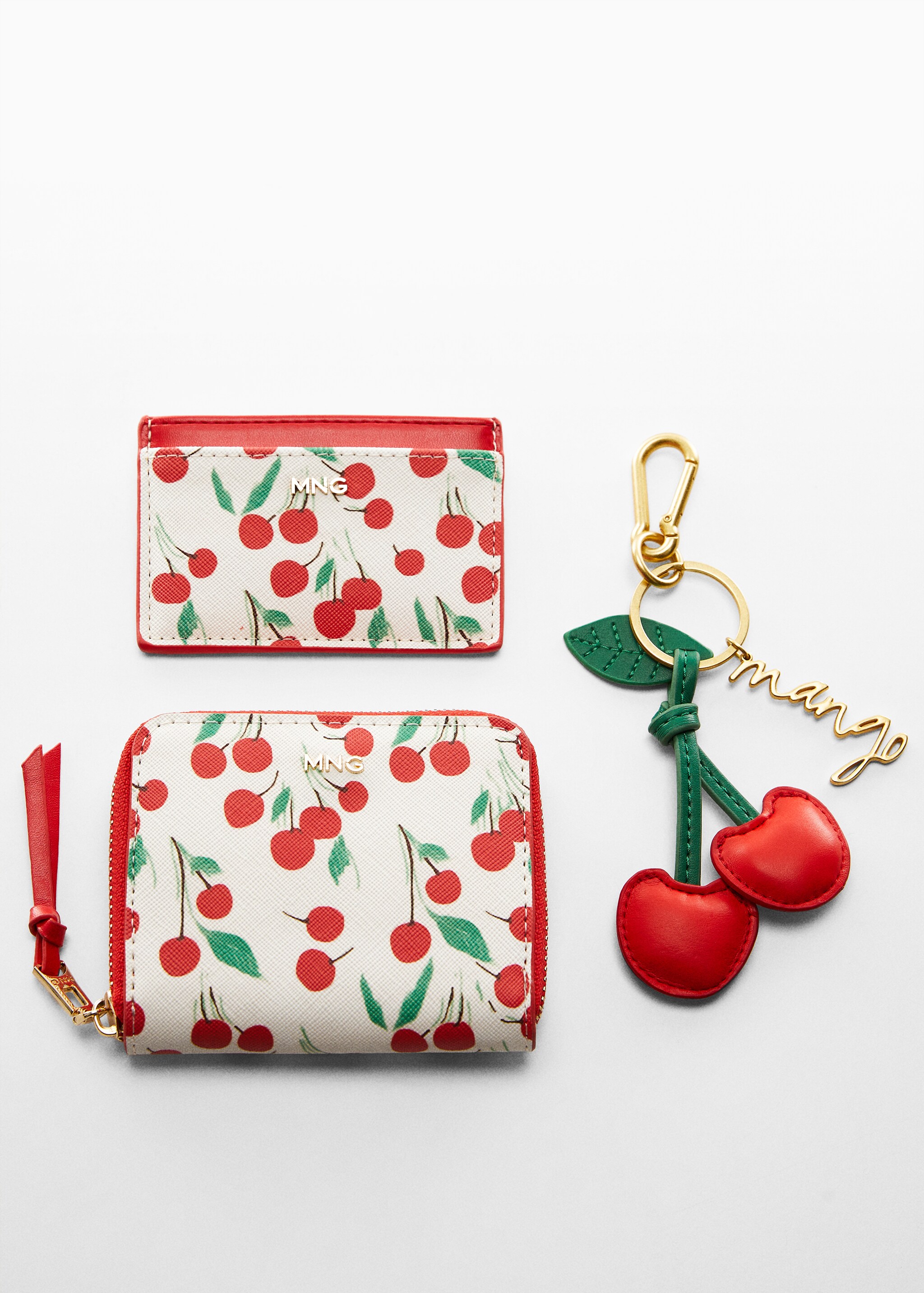 Cherry print card holder - Details of the article 5