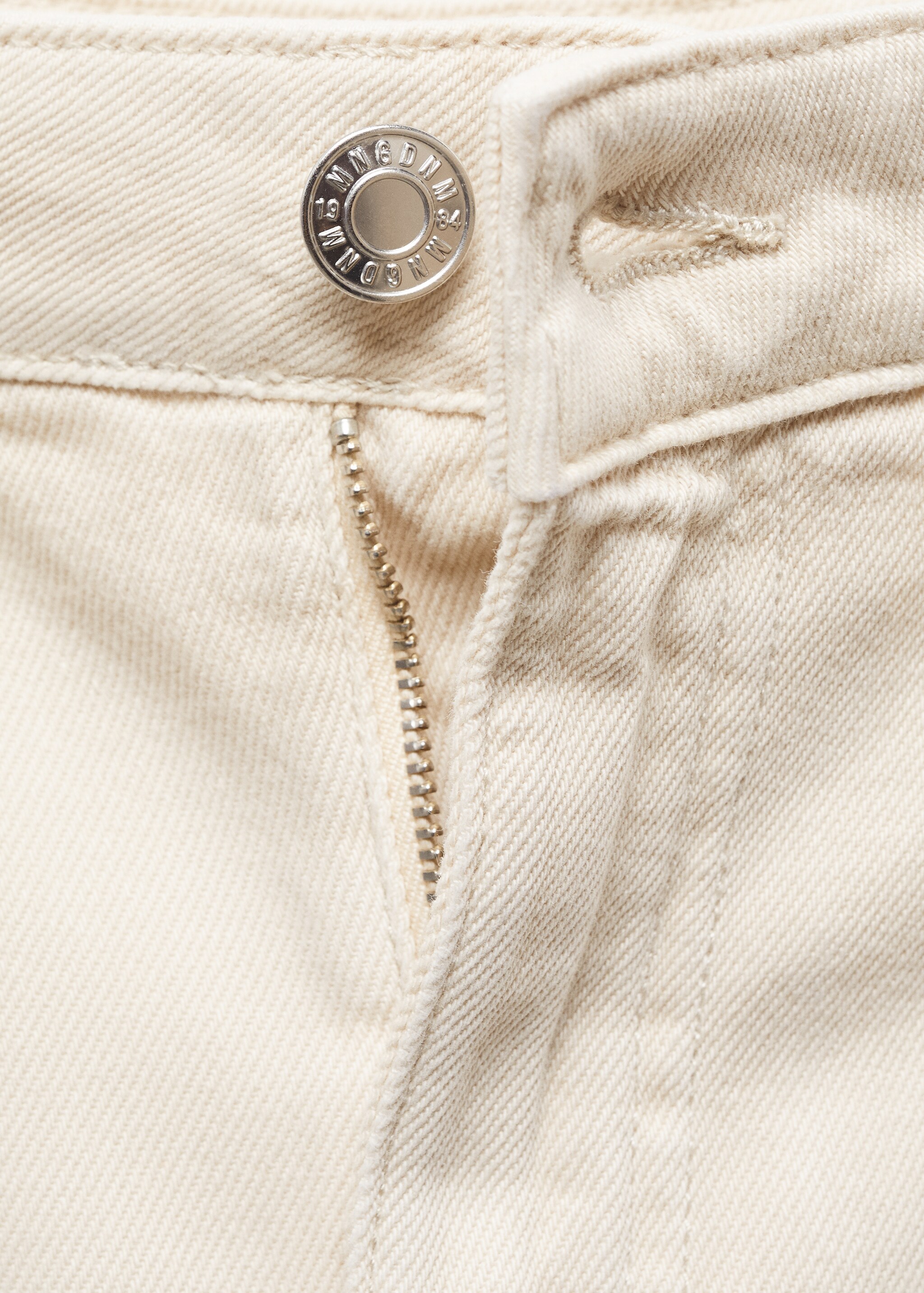 Straight pleated jeans - Details of the article 8