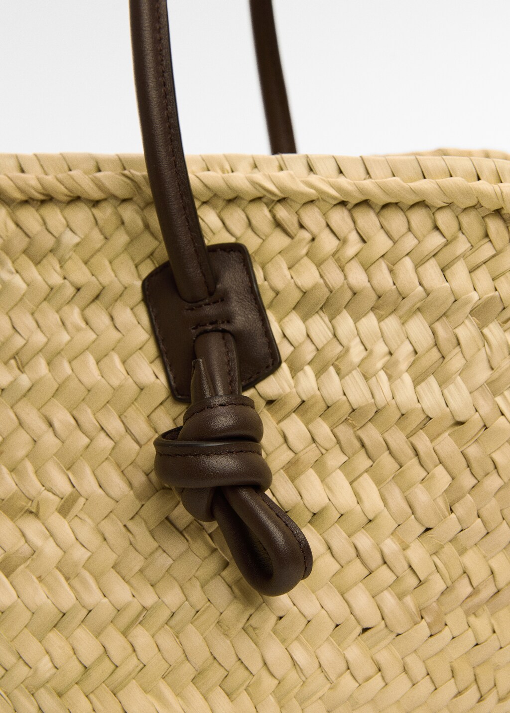 Bolso mimbre mango hotsell