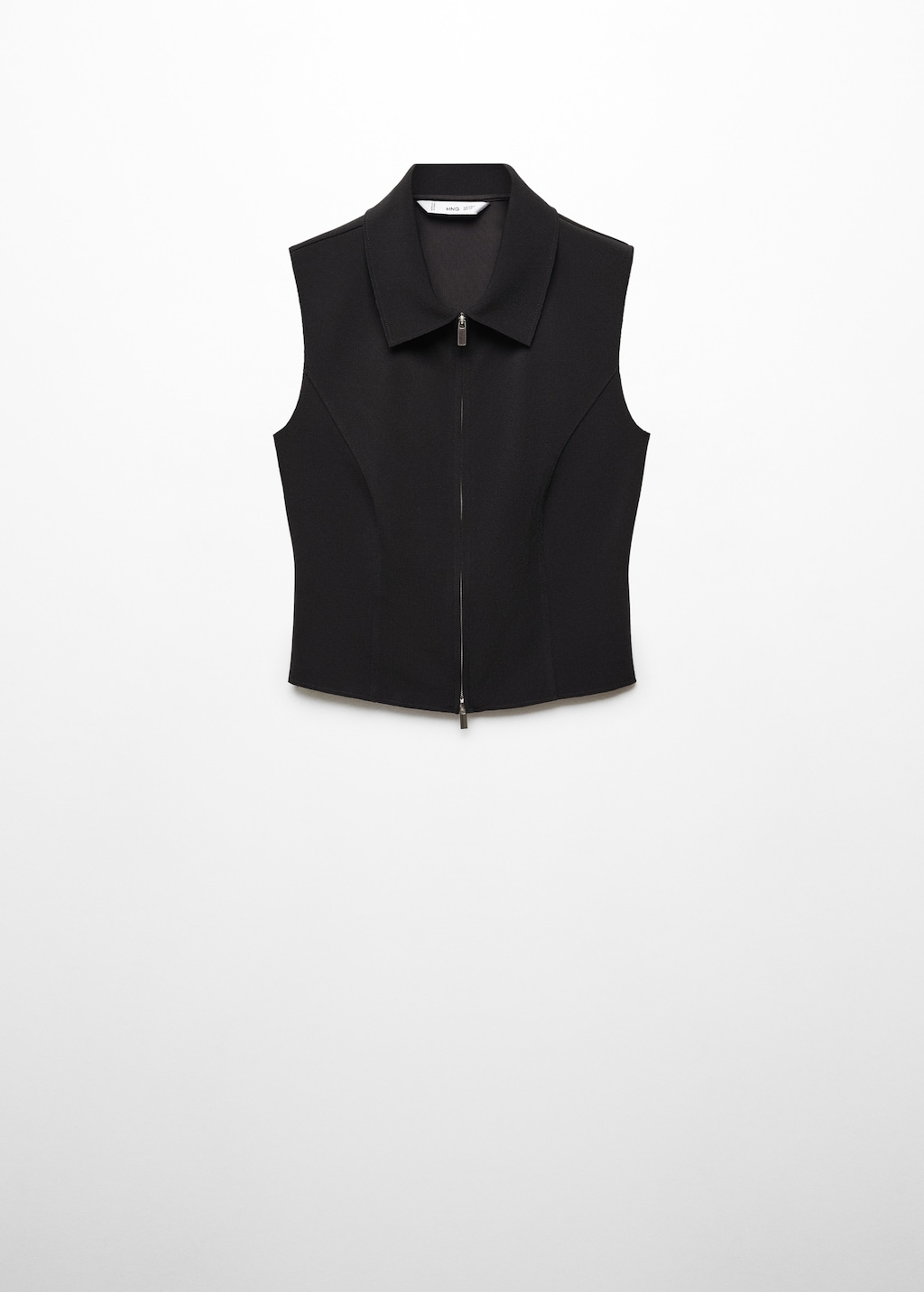 Crop top with zip - Women | MANGO China