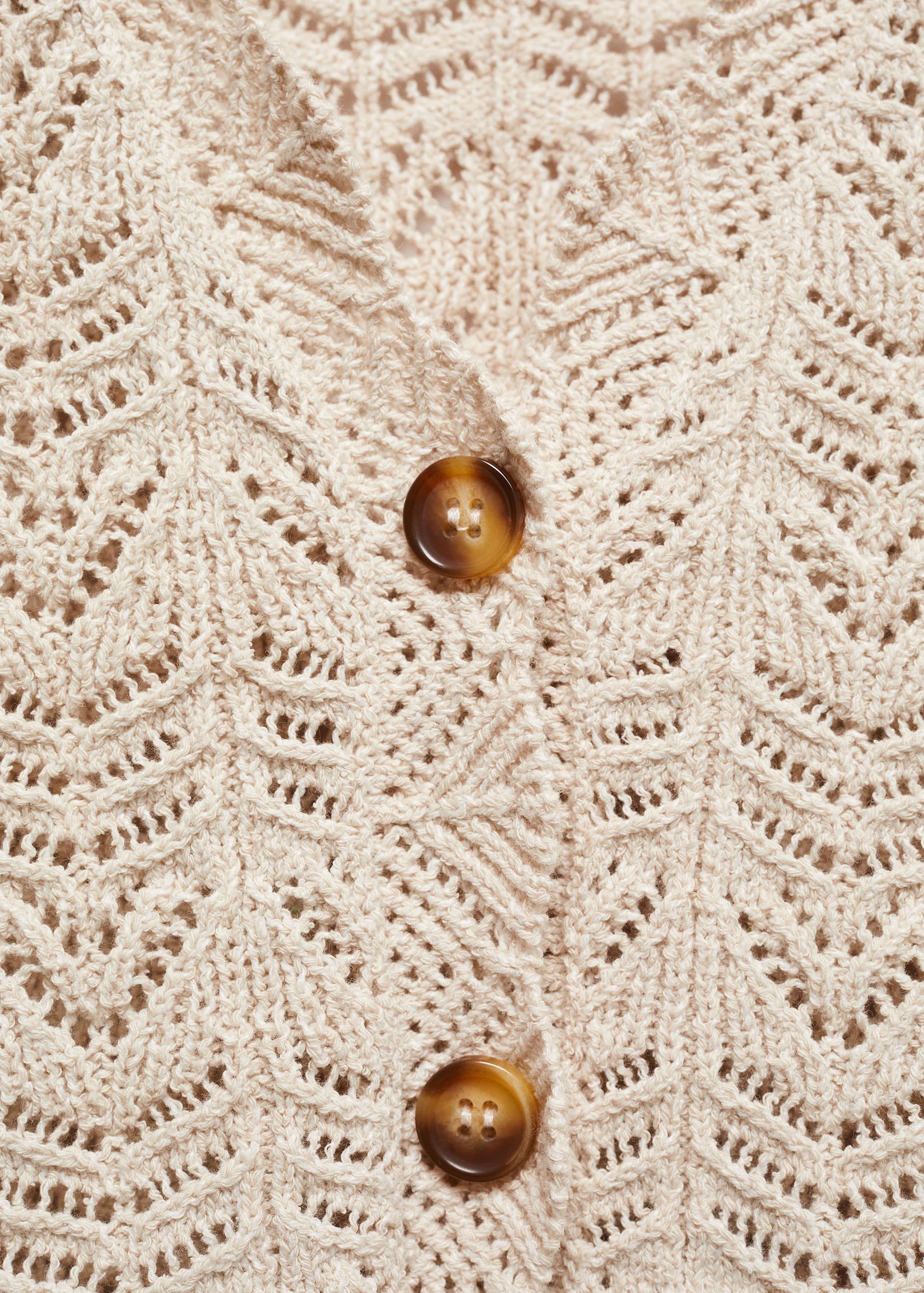 Openwork details cardigan - Details of the article 8