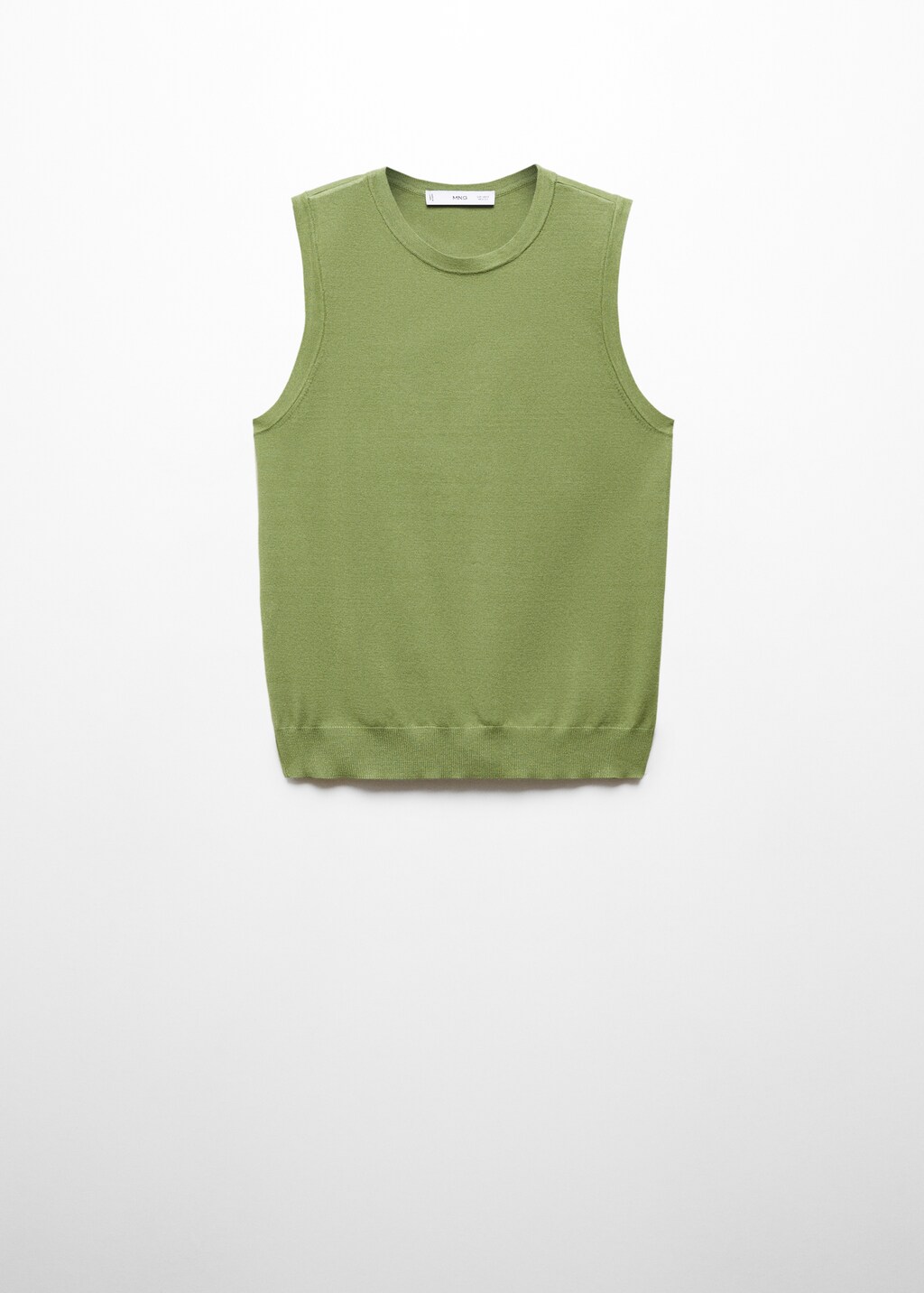 Knitted top with wide straps - Woman | MANGO Montenegro 