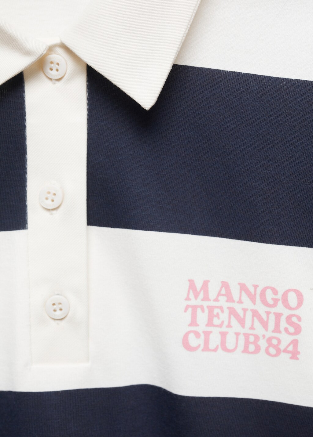 100% cotton striped polo shirt | MANGO Japan