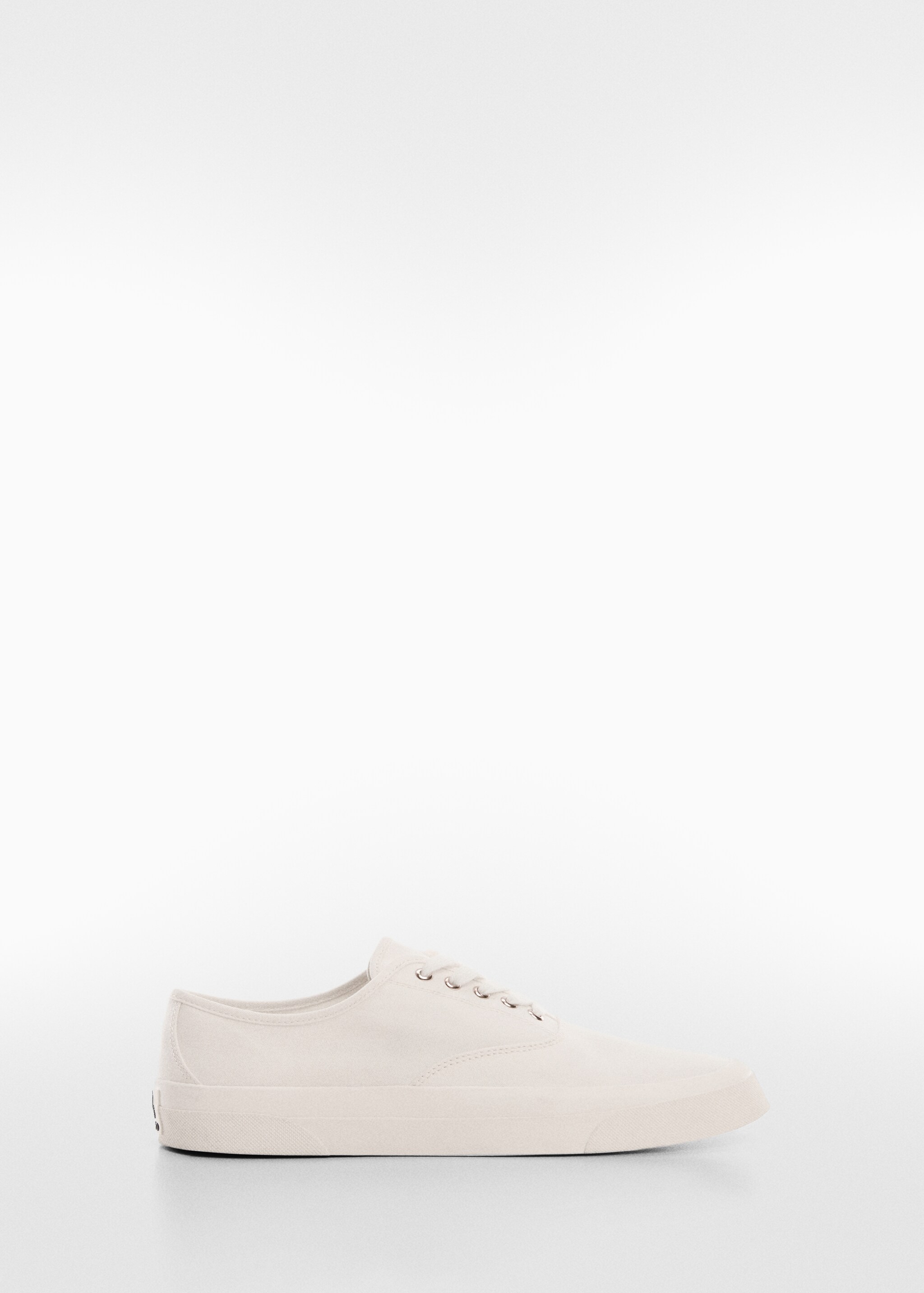 Lace-up cotton sneakers - Article without model