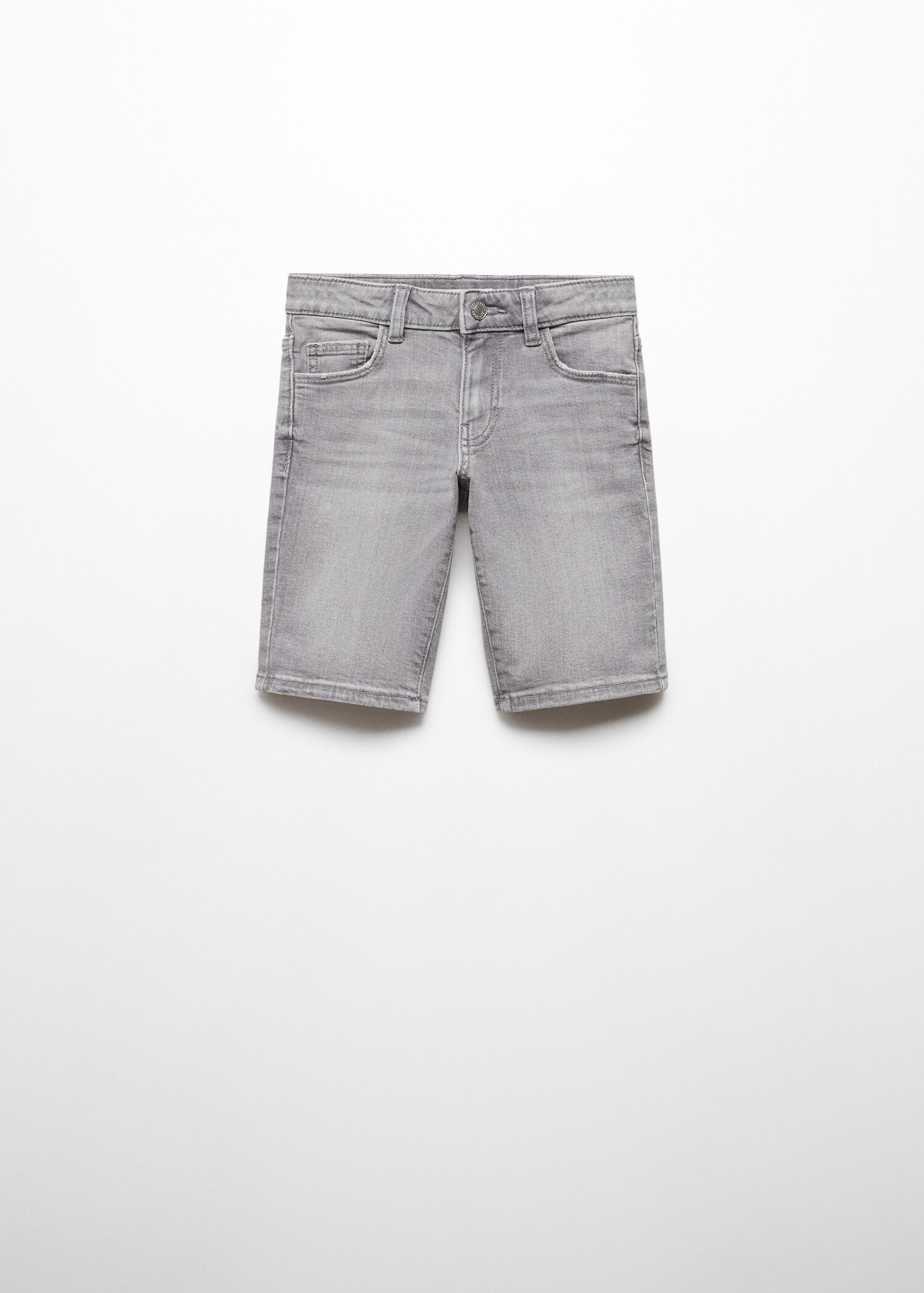 Slim fit denim bermuda - Artikel zonder model