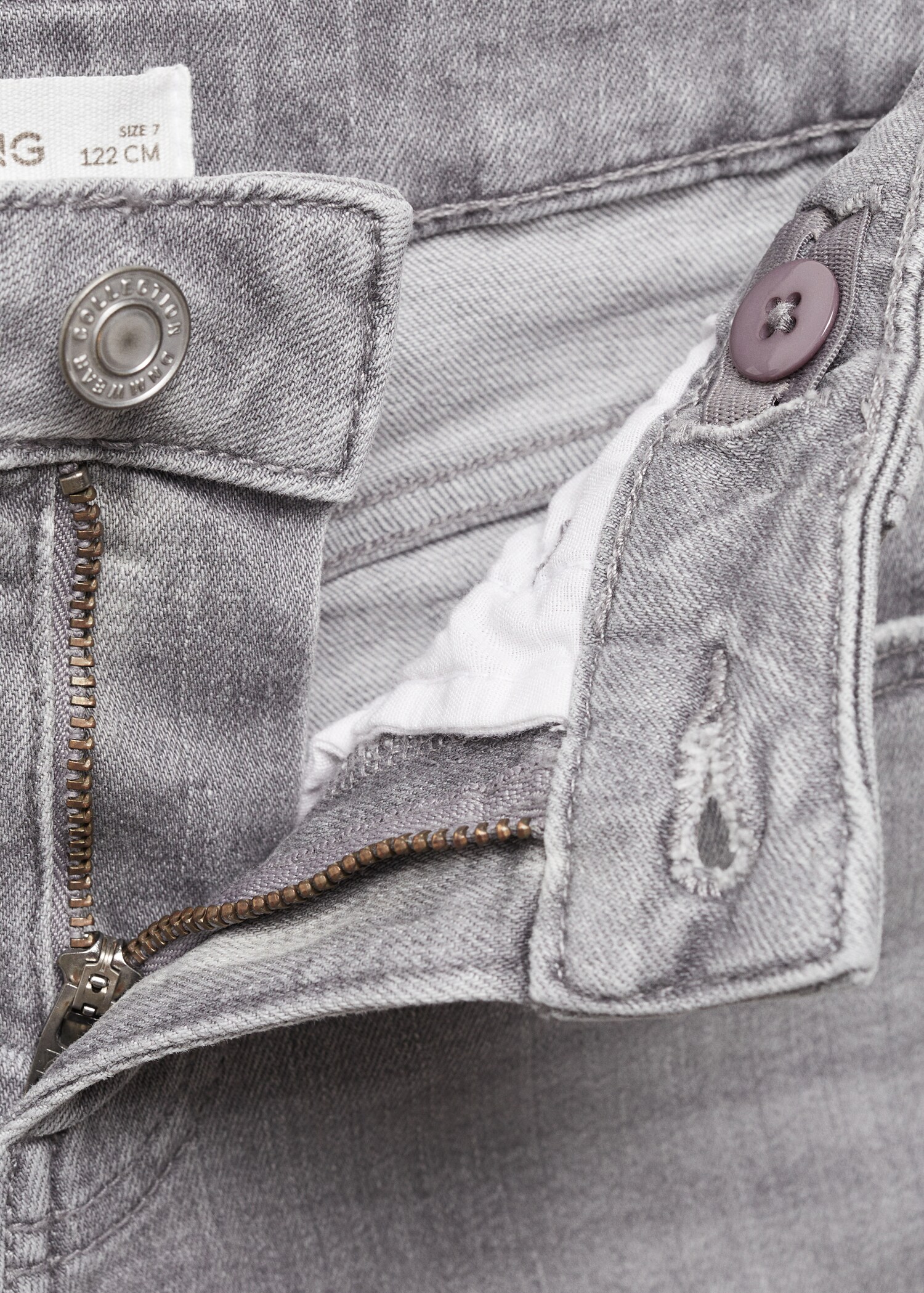 Slim fit denim bermuda - Detail van het artikel 8