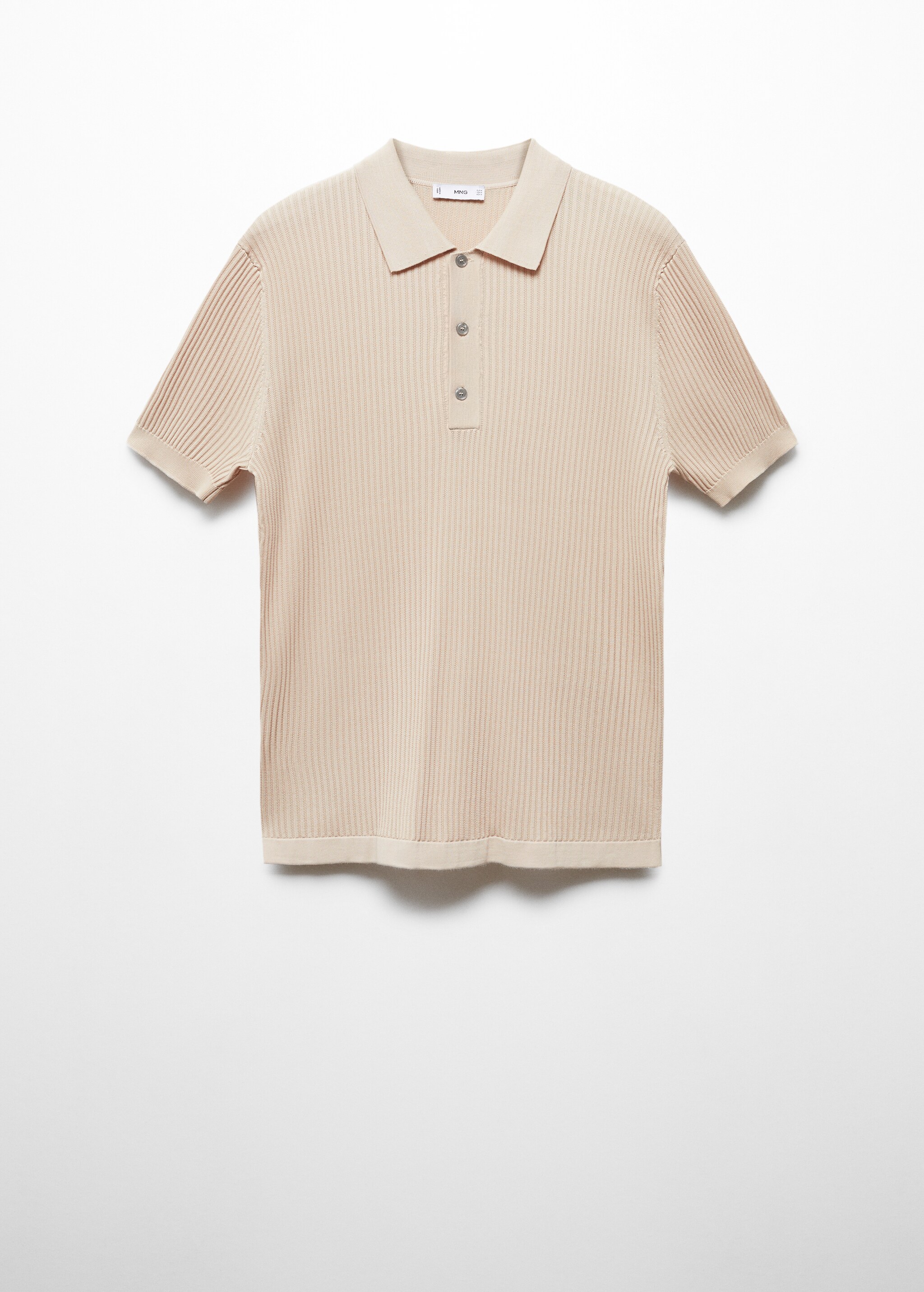 Strick-Poloshirt aus Baumwolle - Artikel ohne Model