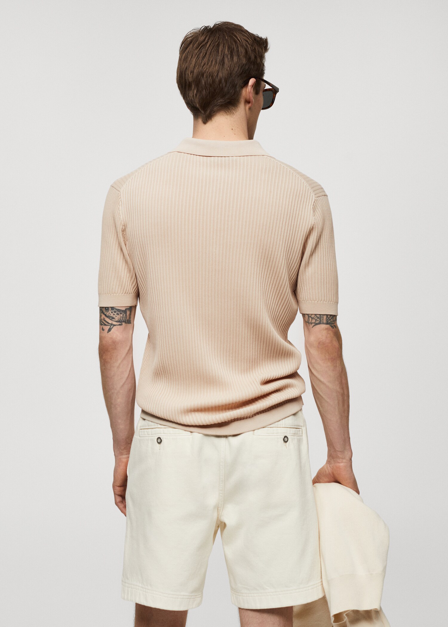 Polo maille coton - Verso de l’article