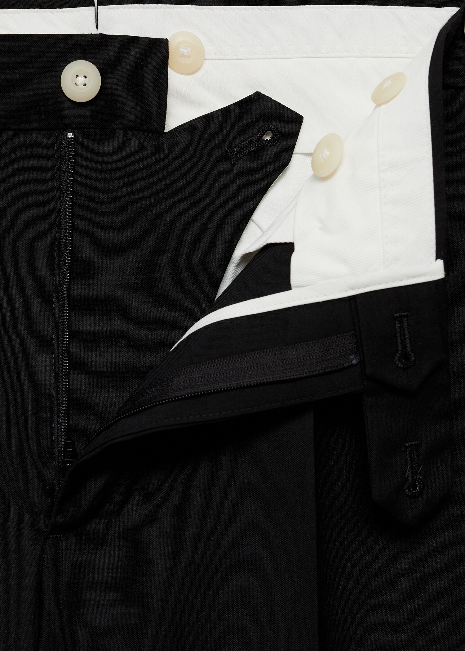 Dressbukse slim fit med stretch - Artikkeldetalj 0