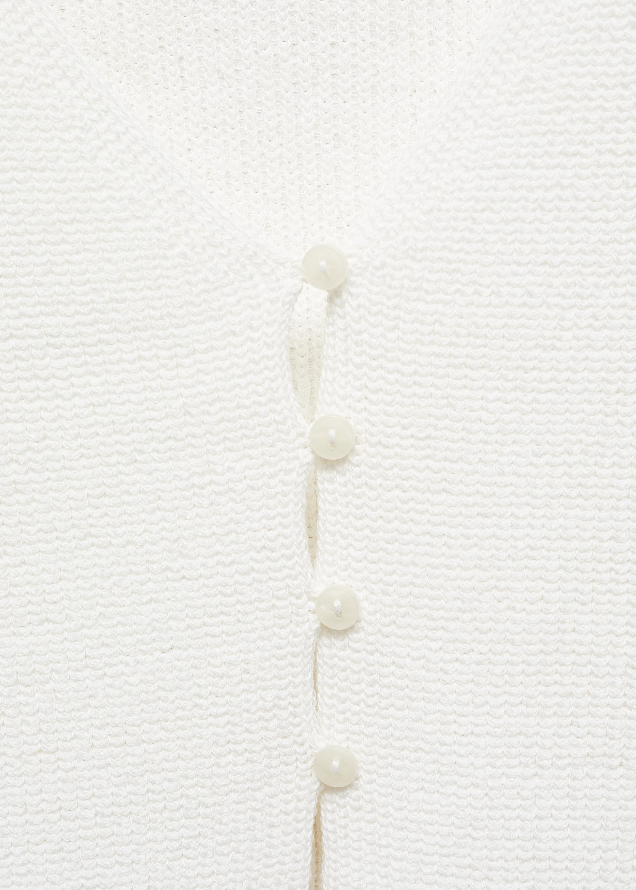 Buttoned knit top - Details of the article 8