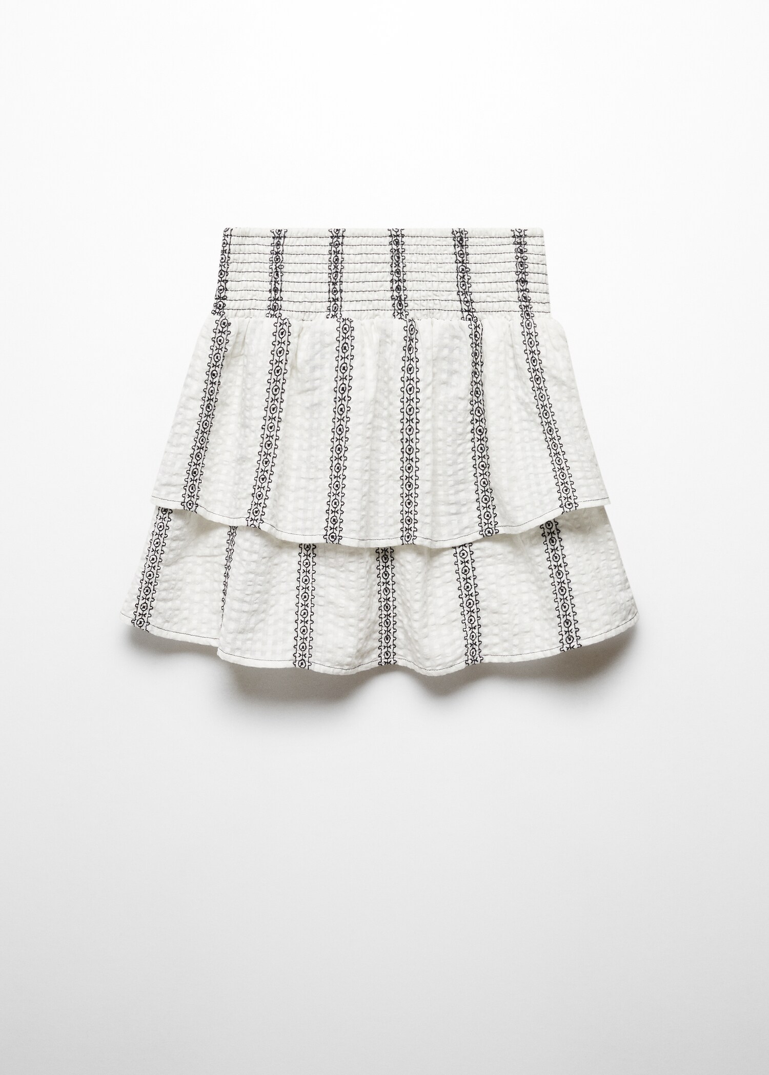 Ruffled cotton skirt - Article without model