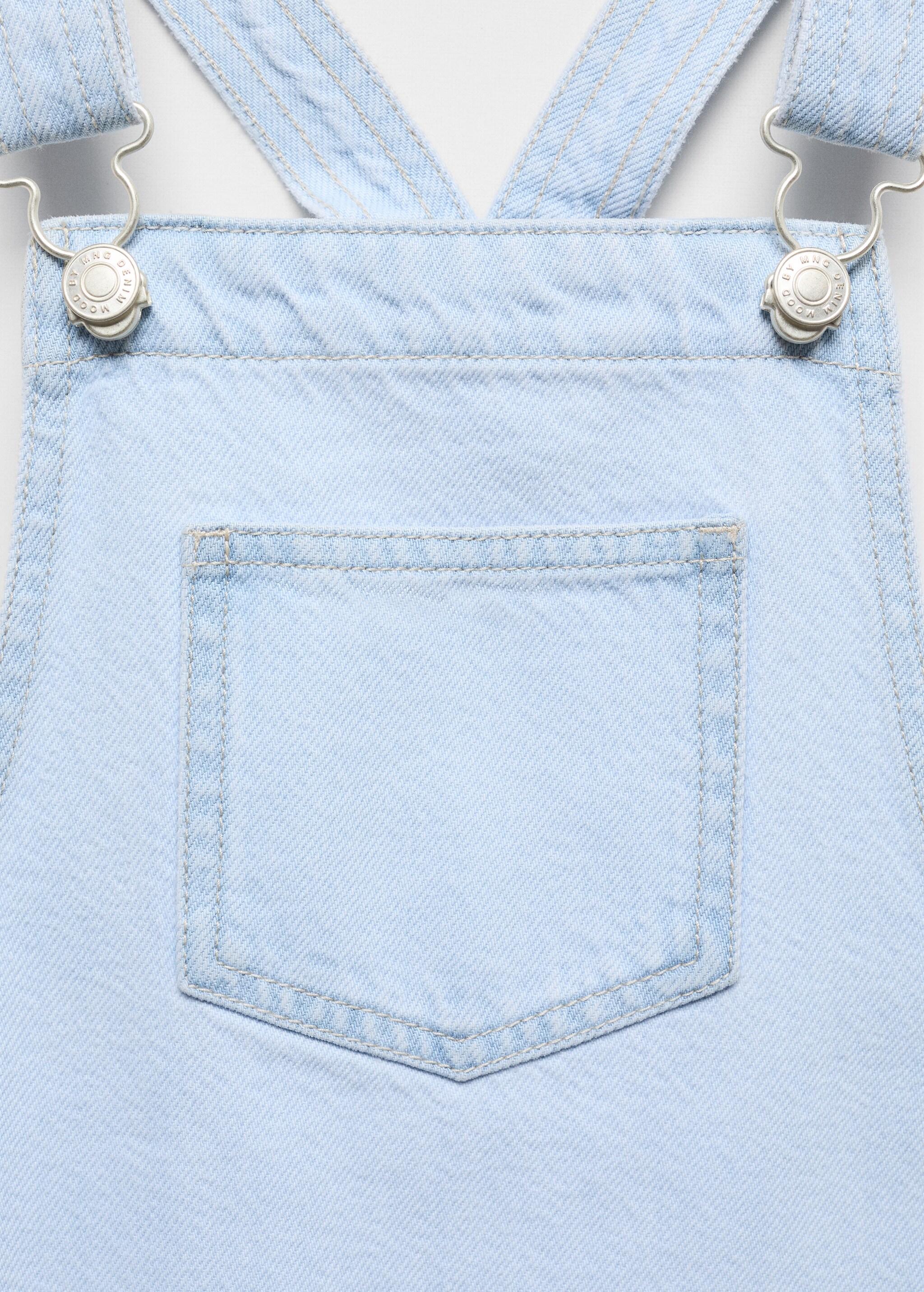 Robe chasuble courte en jean - Détail de l'article 8