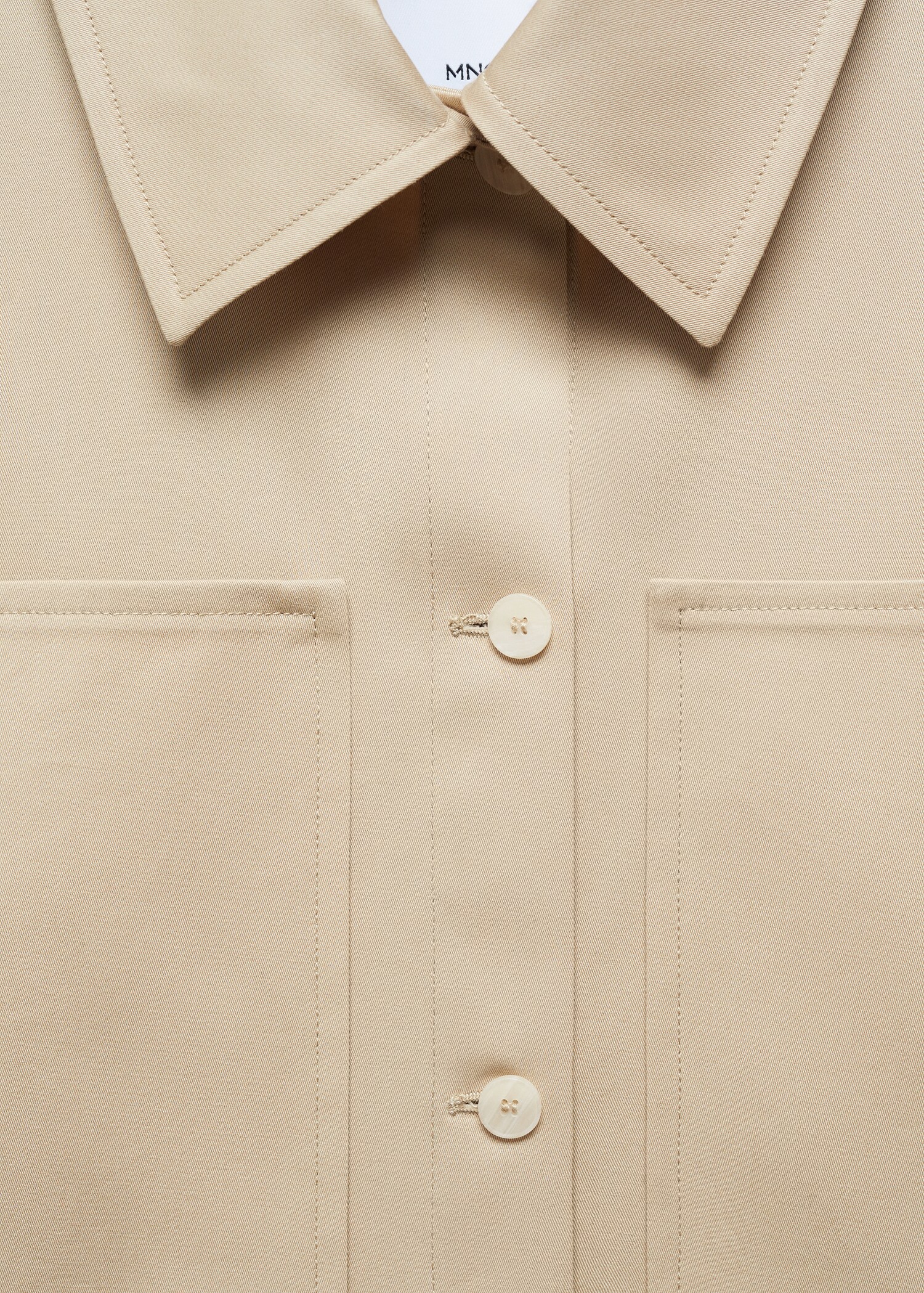 Oversized overshirt with pockets - Woman | MANGO Montenegro