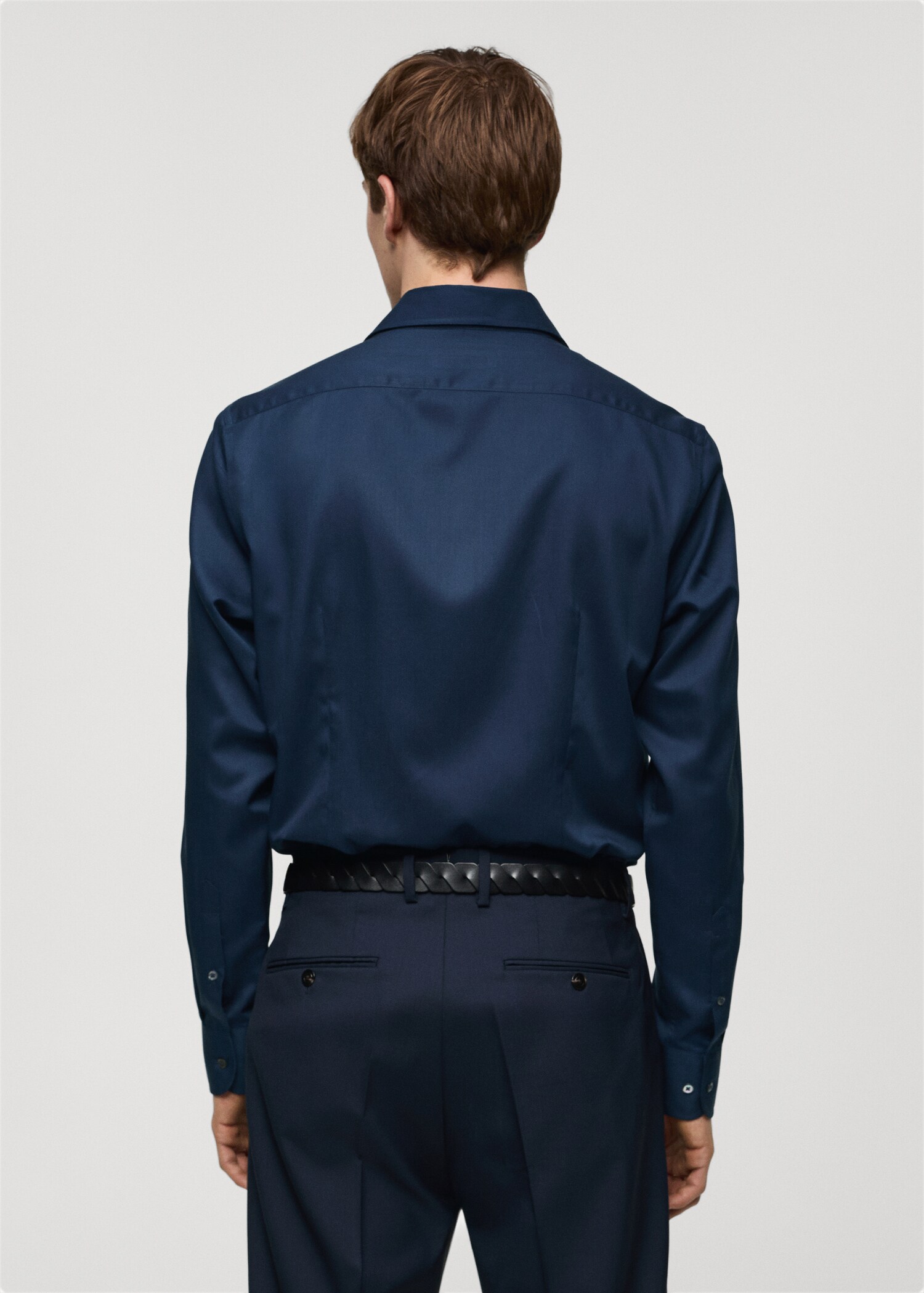 Chemise slim-fit coton Tencel - Verso de l’article