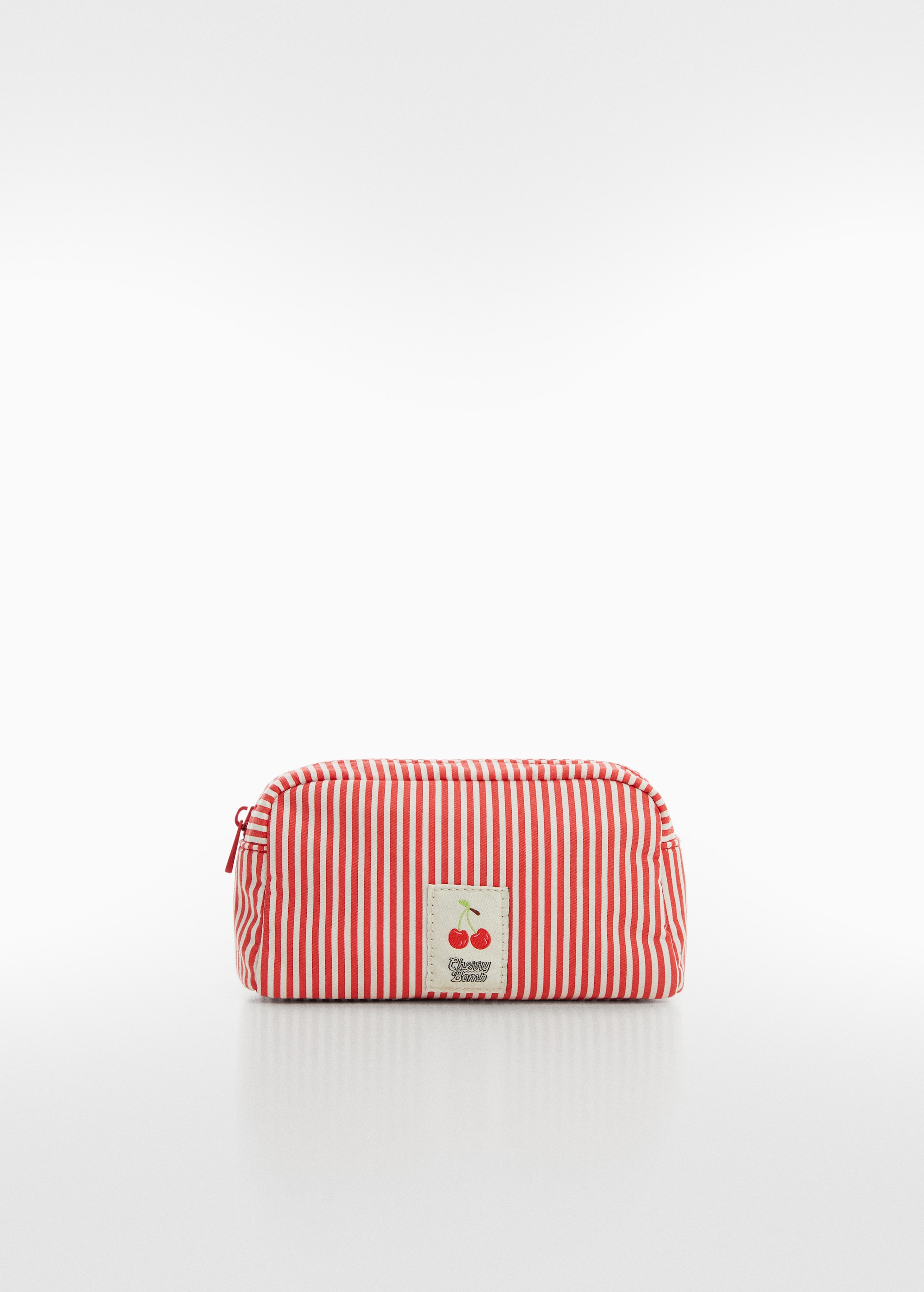 Stripe-print toiletry bag - Article without model