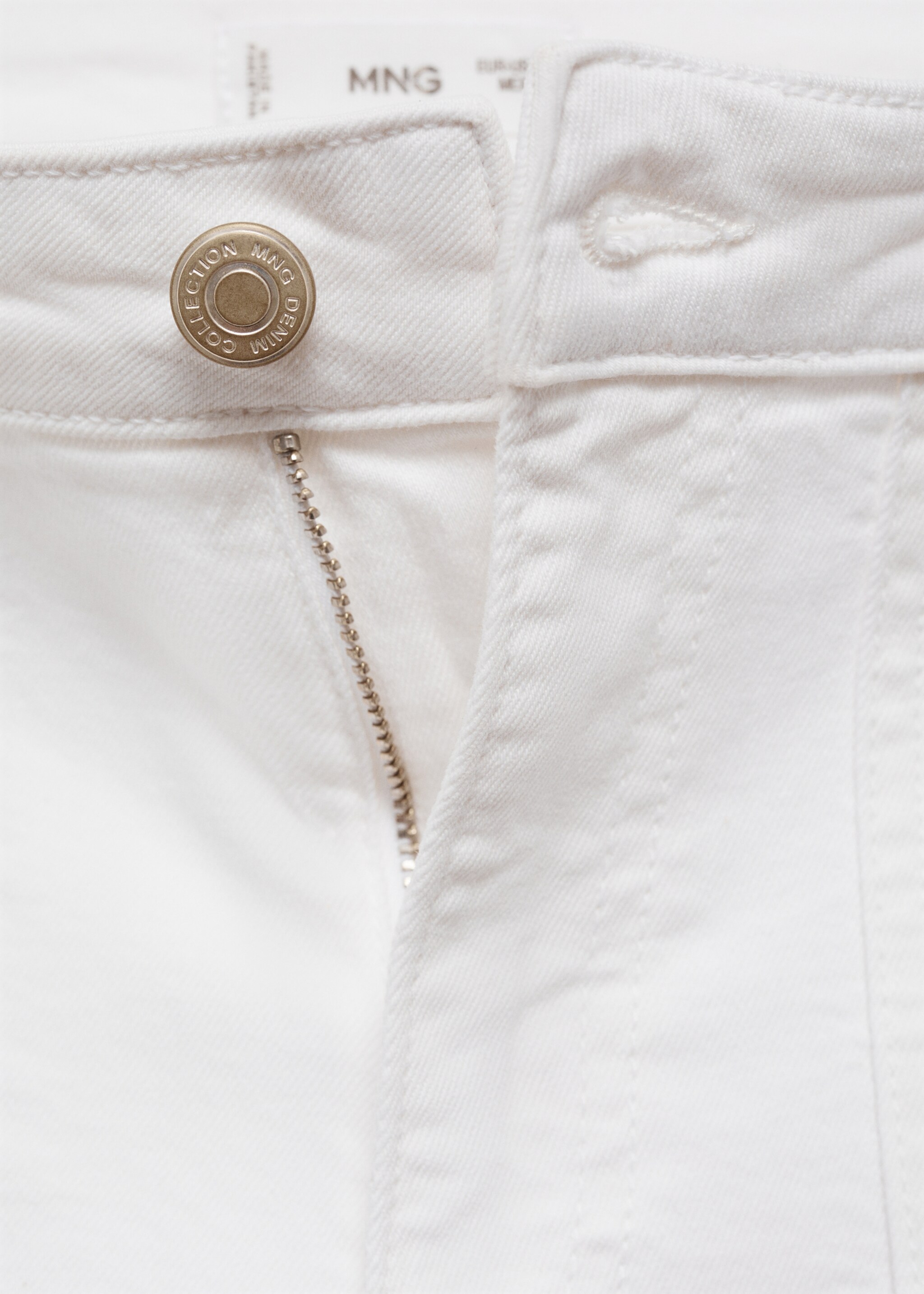 Mid waist culotte jeans - Details of the article 8, Off White. Ref: 67098276-00.