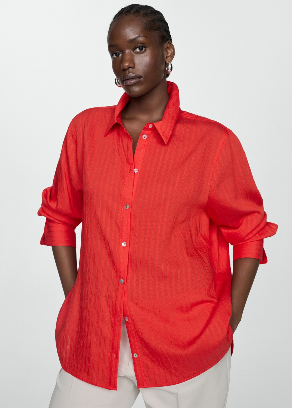 Chemise a rayures