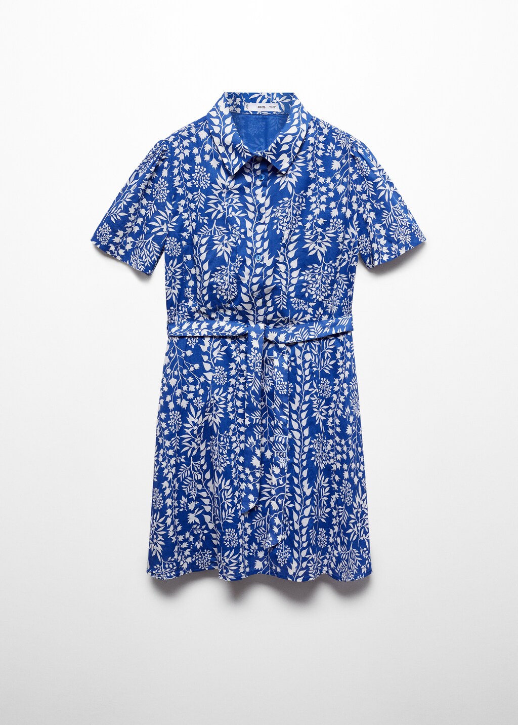 Printed dress with balloon sleeves Printed dress with balloon sleeves