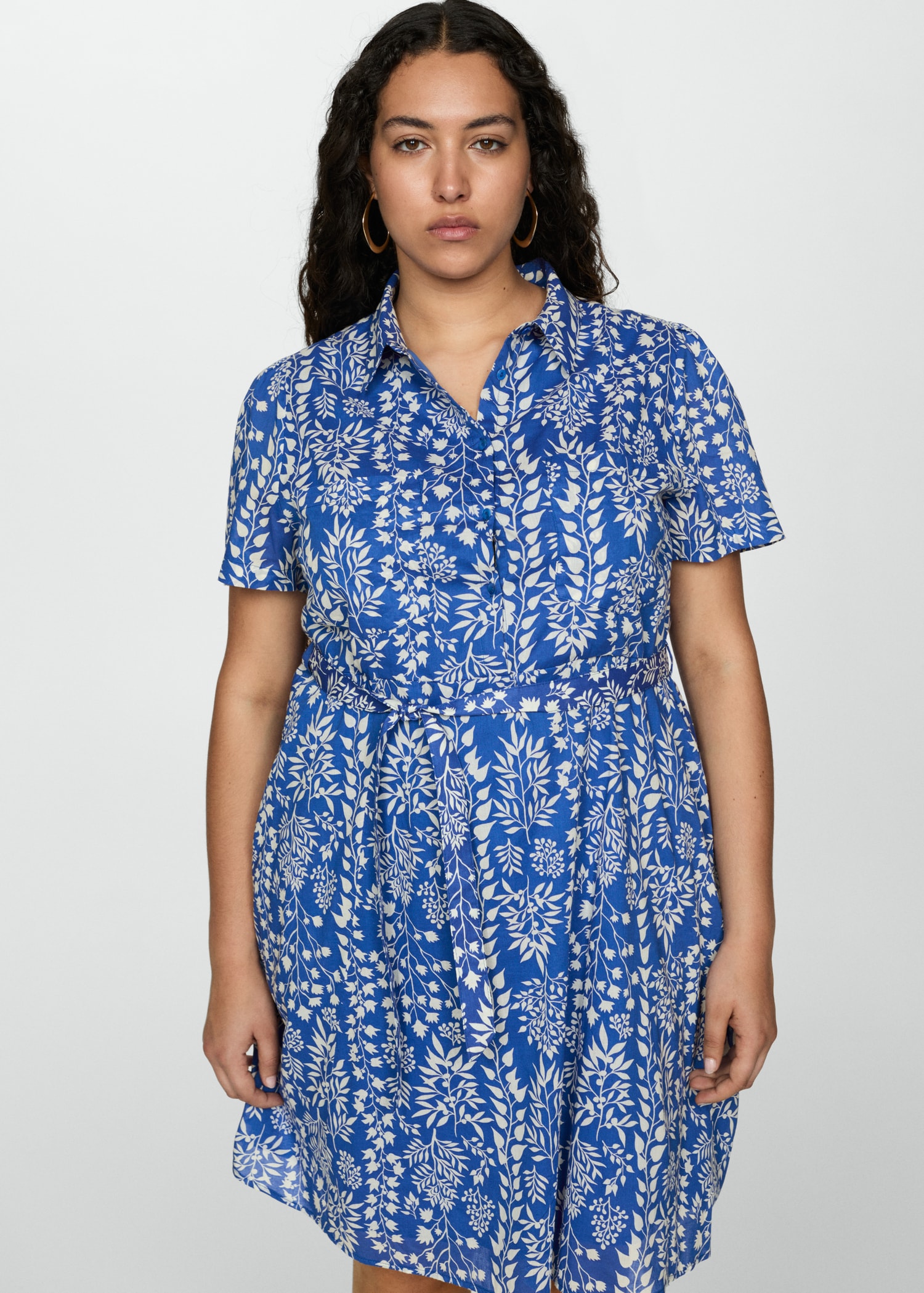 Printed bow dress - Details of the article 5