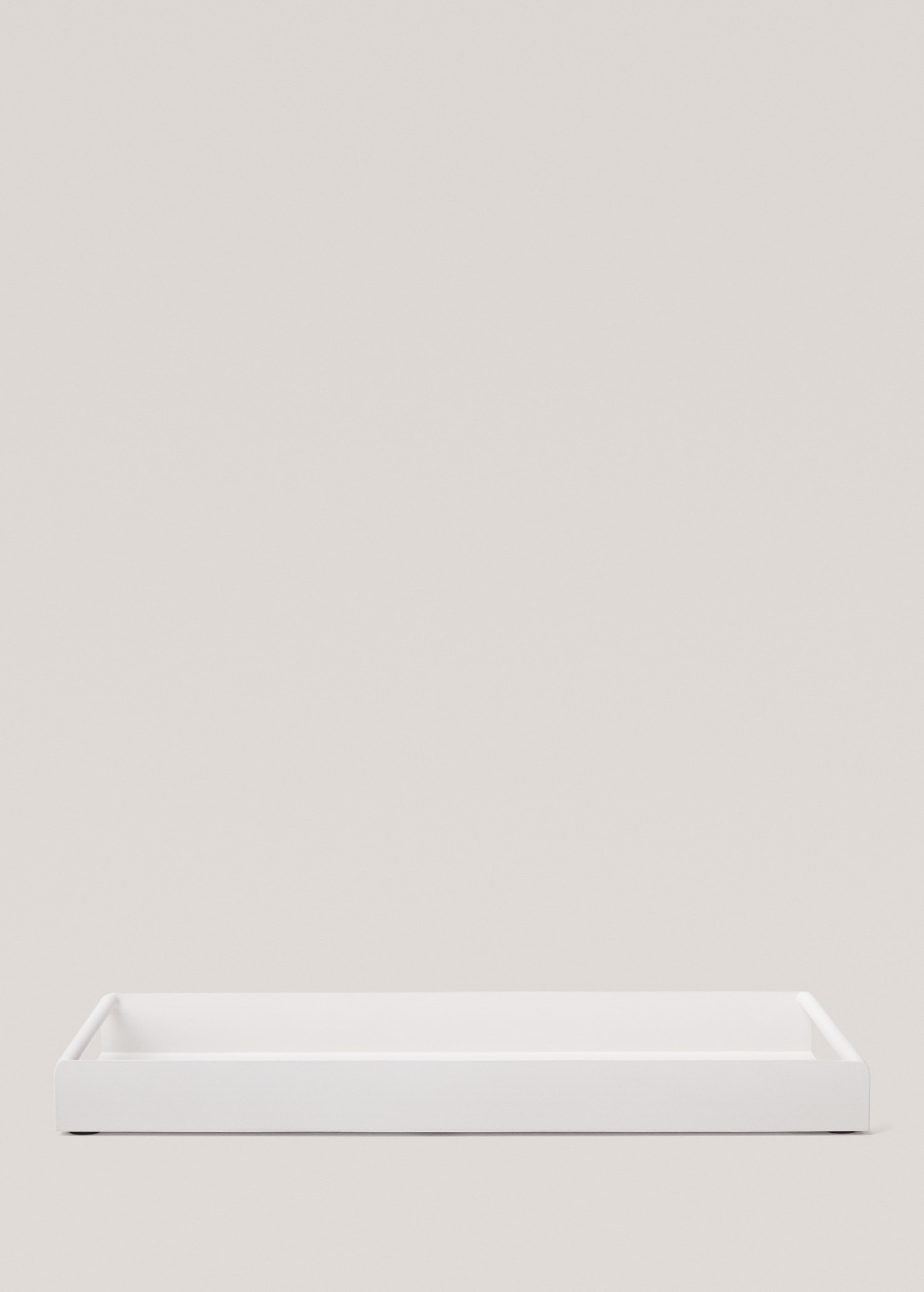 Plateau rectangulaire métallique 46x20 cm - Article sans modèle
