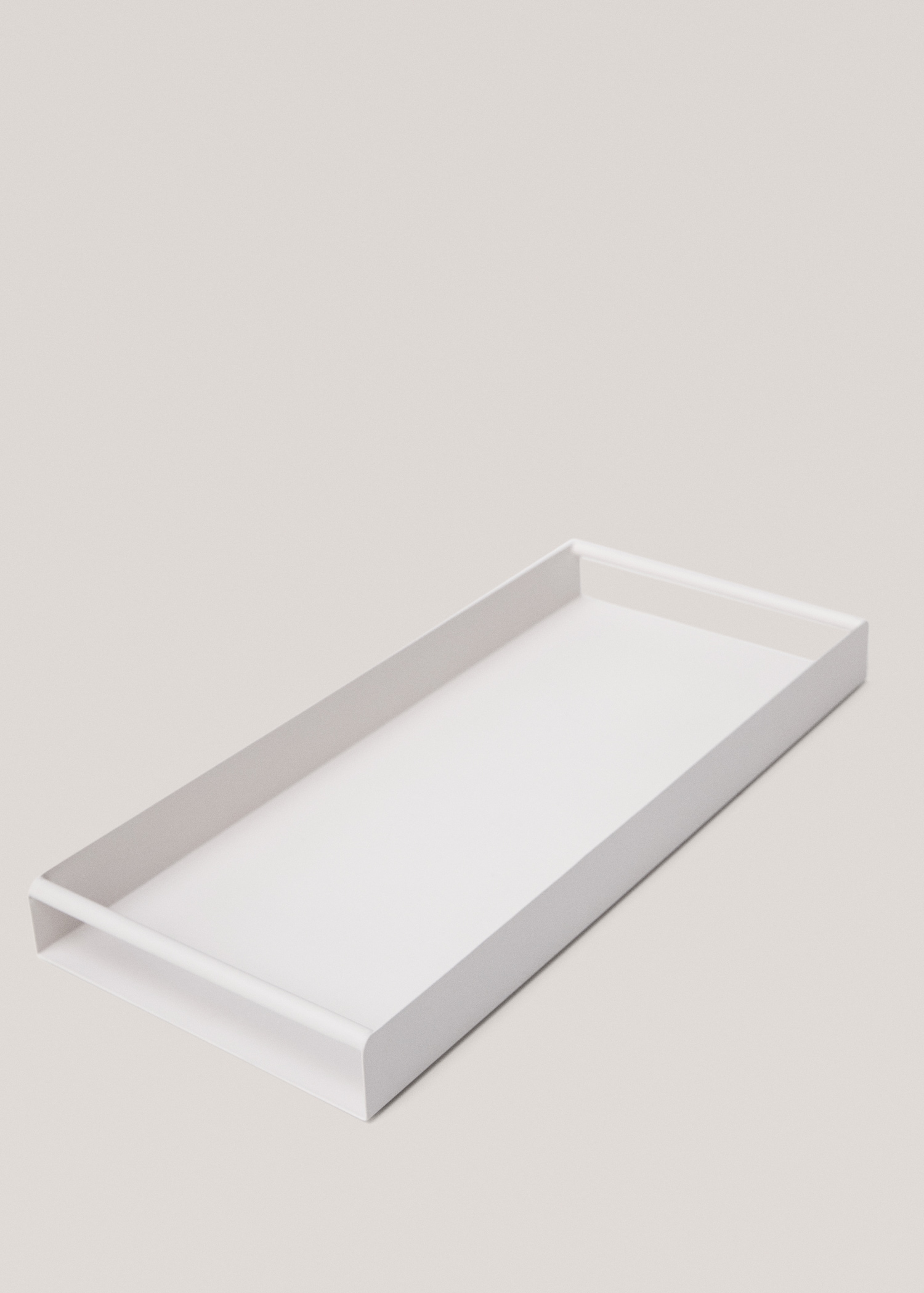 Plateau rectangulaire métallique 46x20 cm - Détail de l'article 1