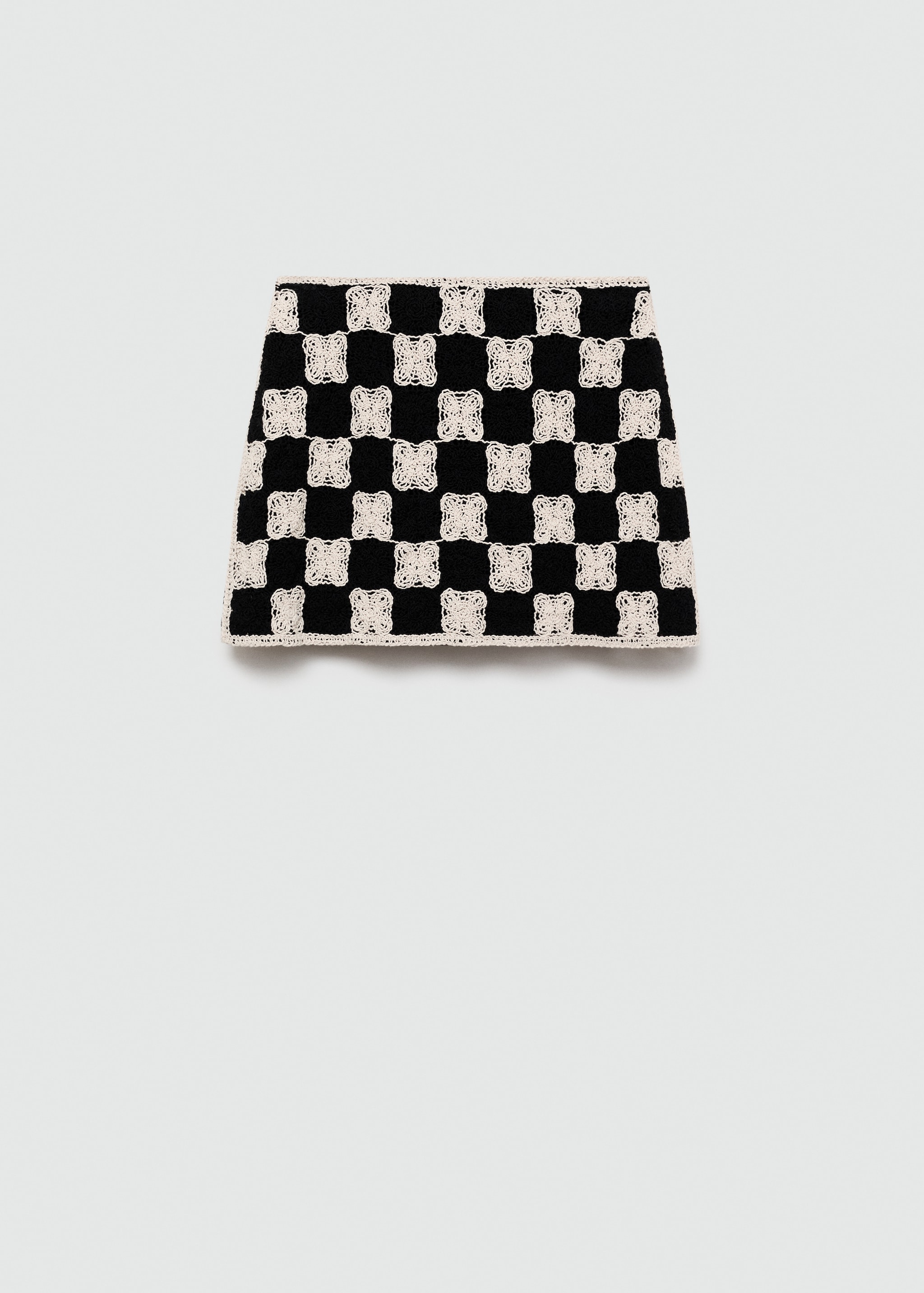 Minifalda crochet combinado - Artículo sin modelo