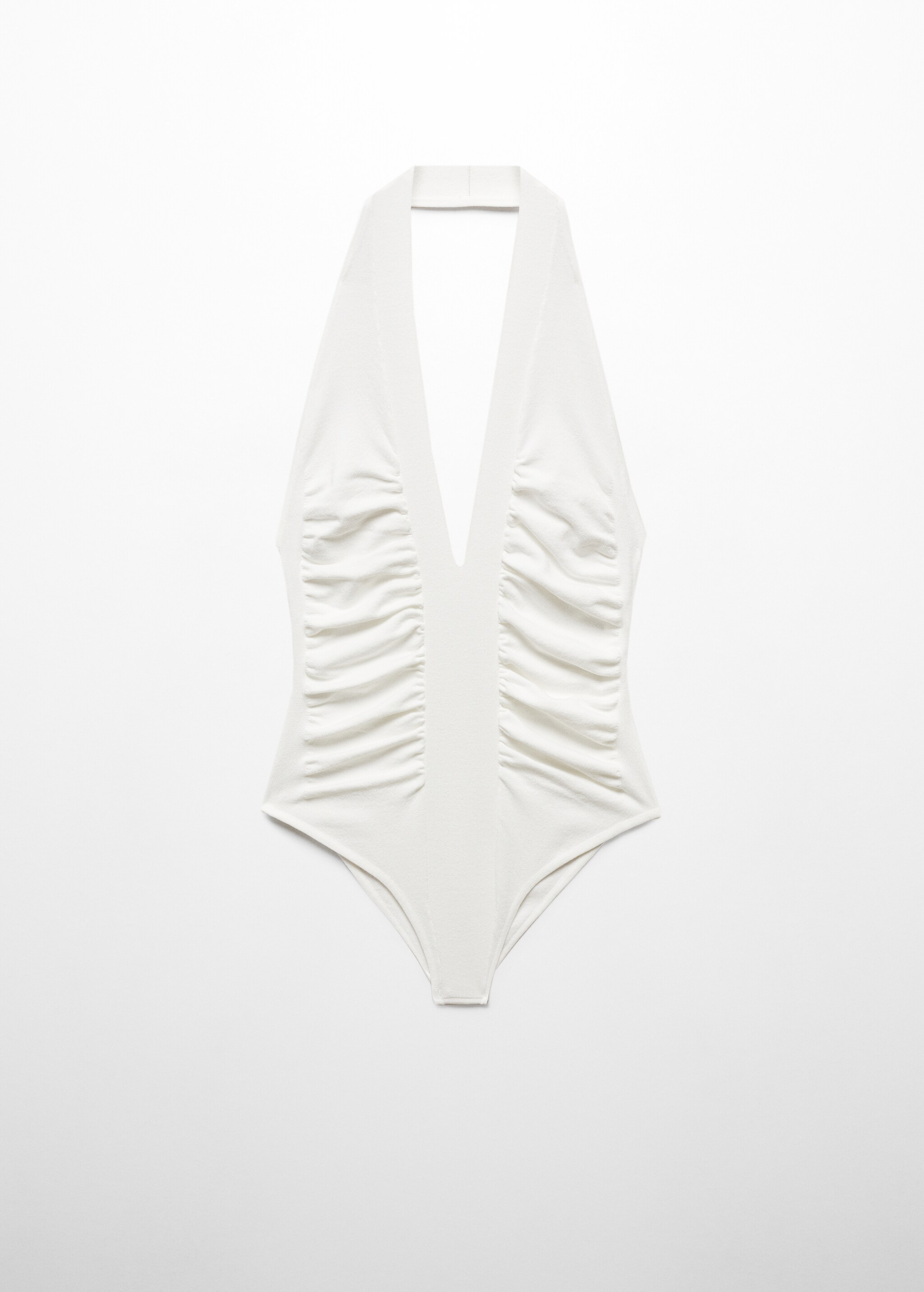 Draped halter bodysuit - Article without model