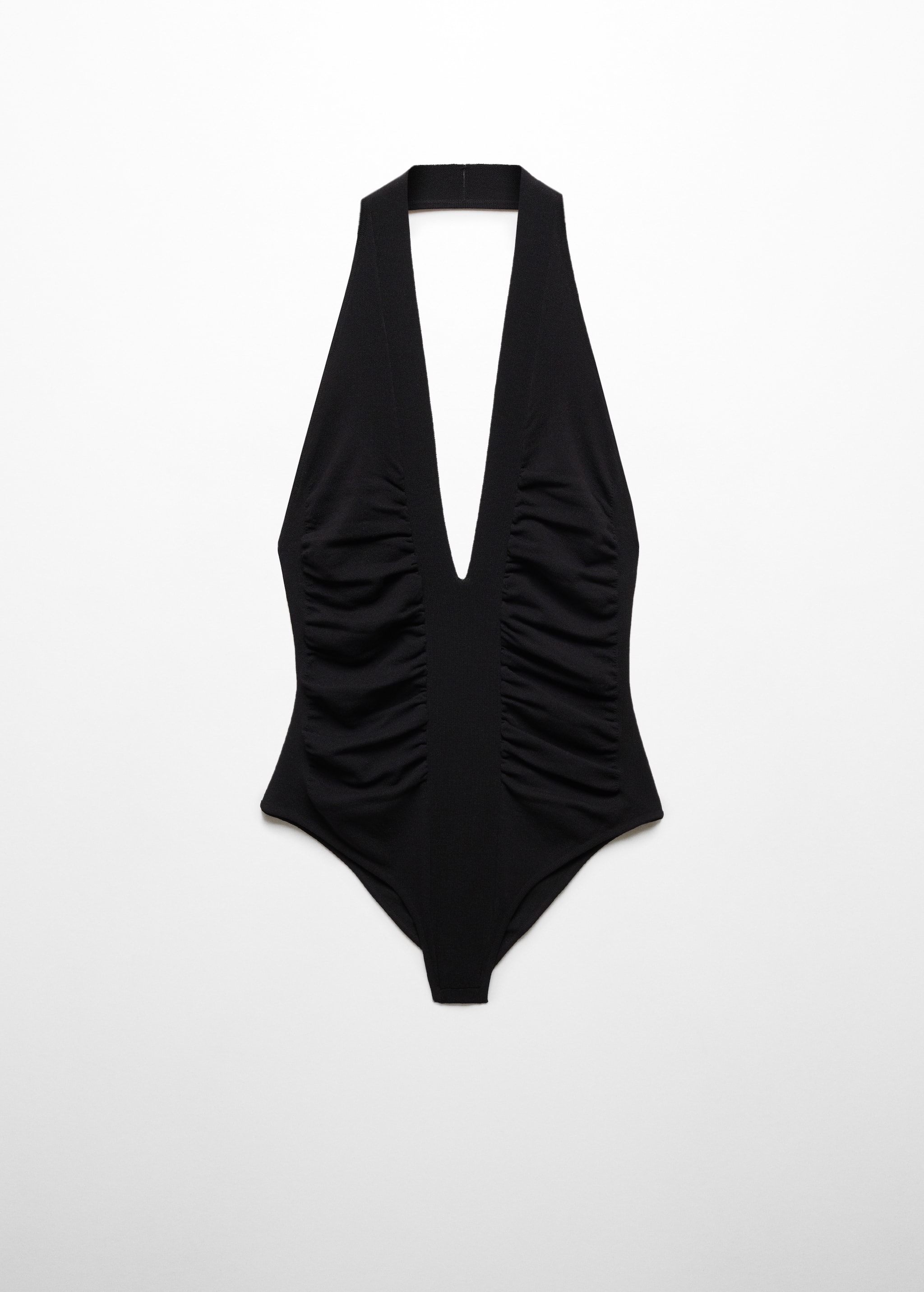 Draped halter bodysuit - Article without model