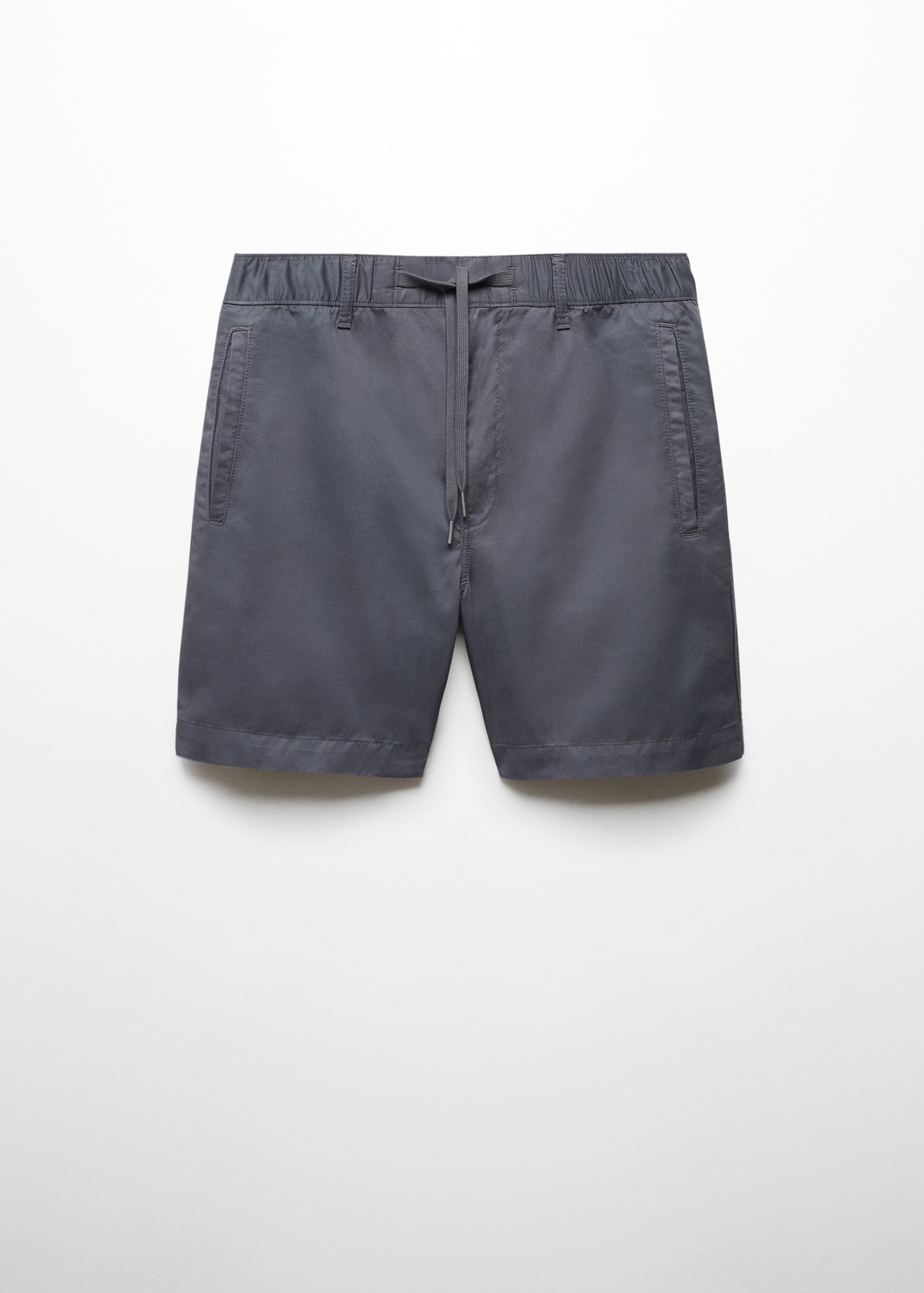 100% cotton drawstring Bermuda shorts - Article without model
