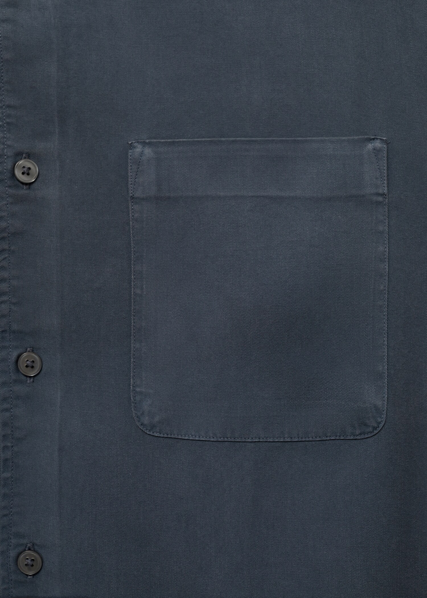 Camisa regular fit de 100% tencel - Pormenor do artigo 0