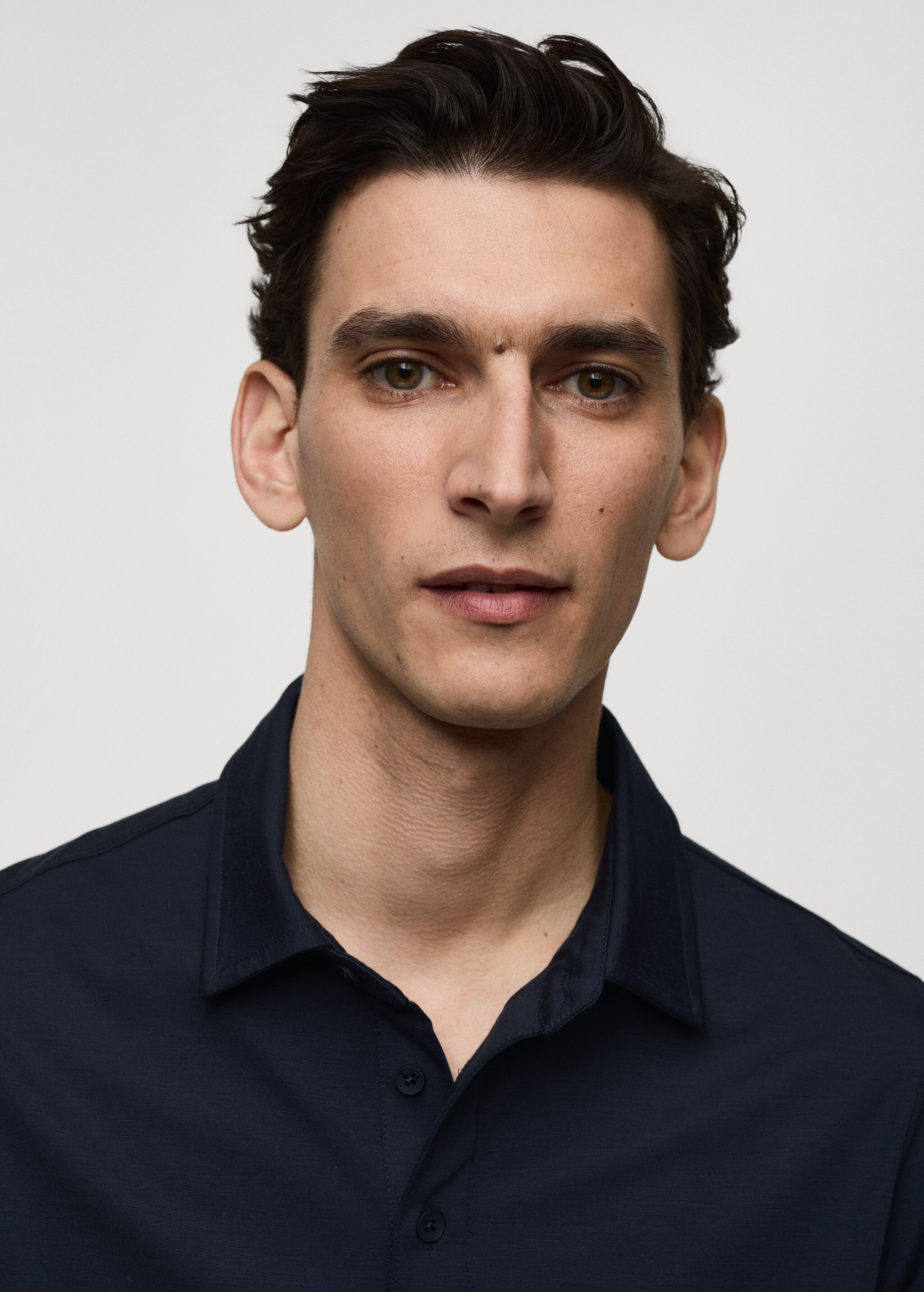 Slim-fit quick-drying polo shirt - Details of the article 1