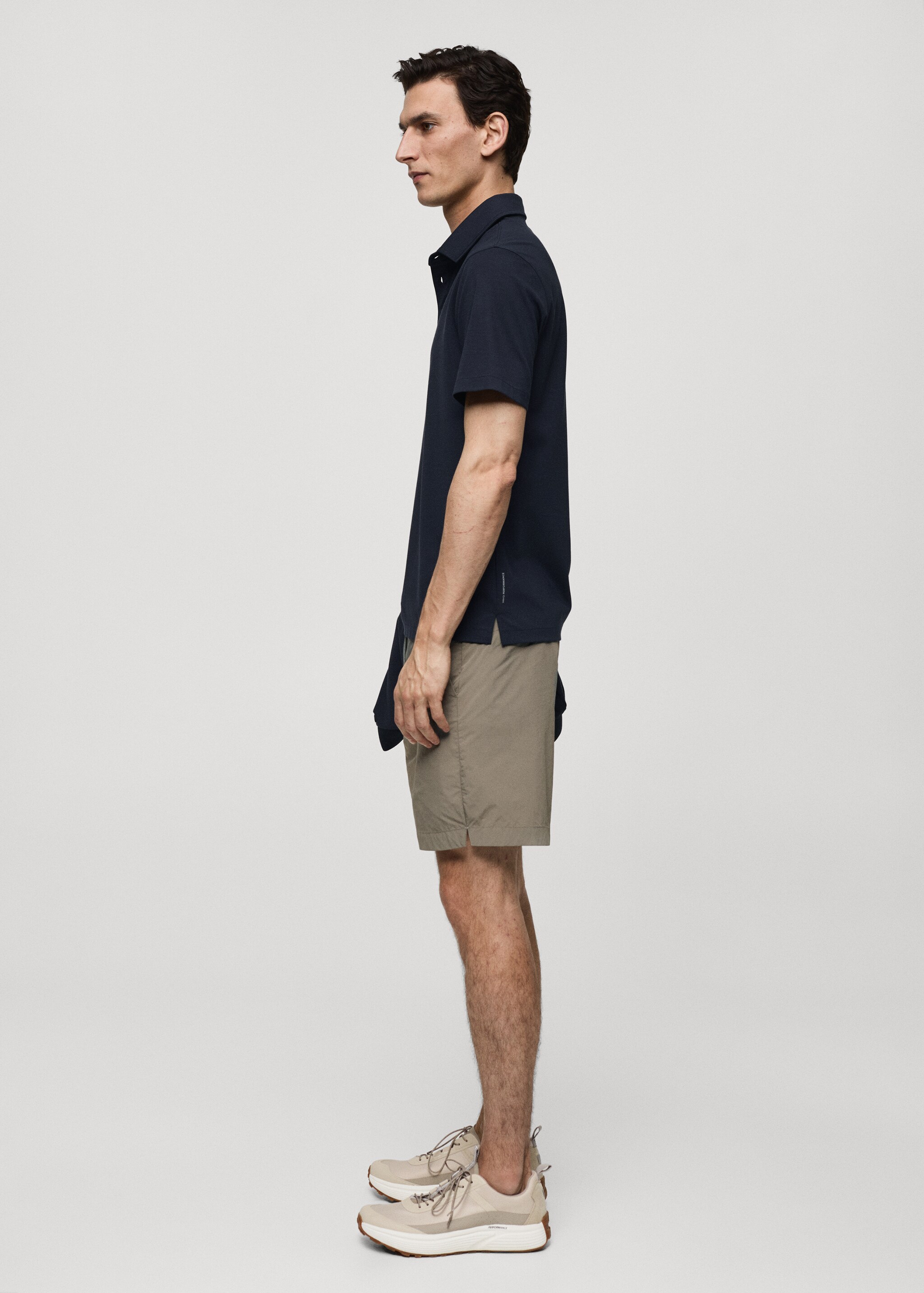 Slim-fit quick-drying polo shirt - Details of the article 2