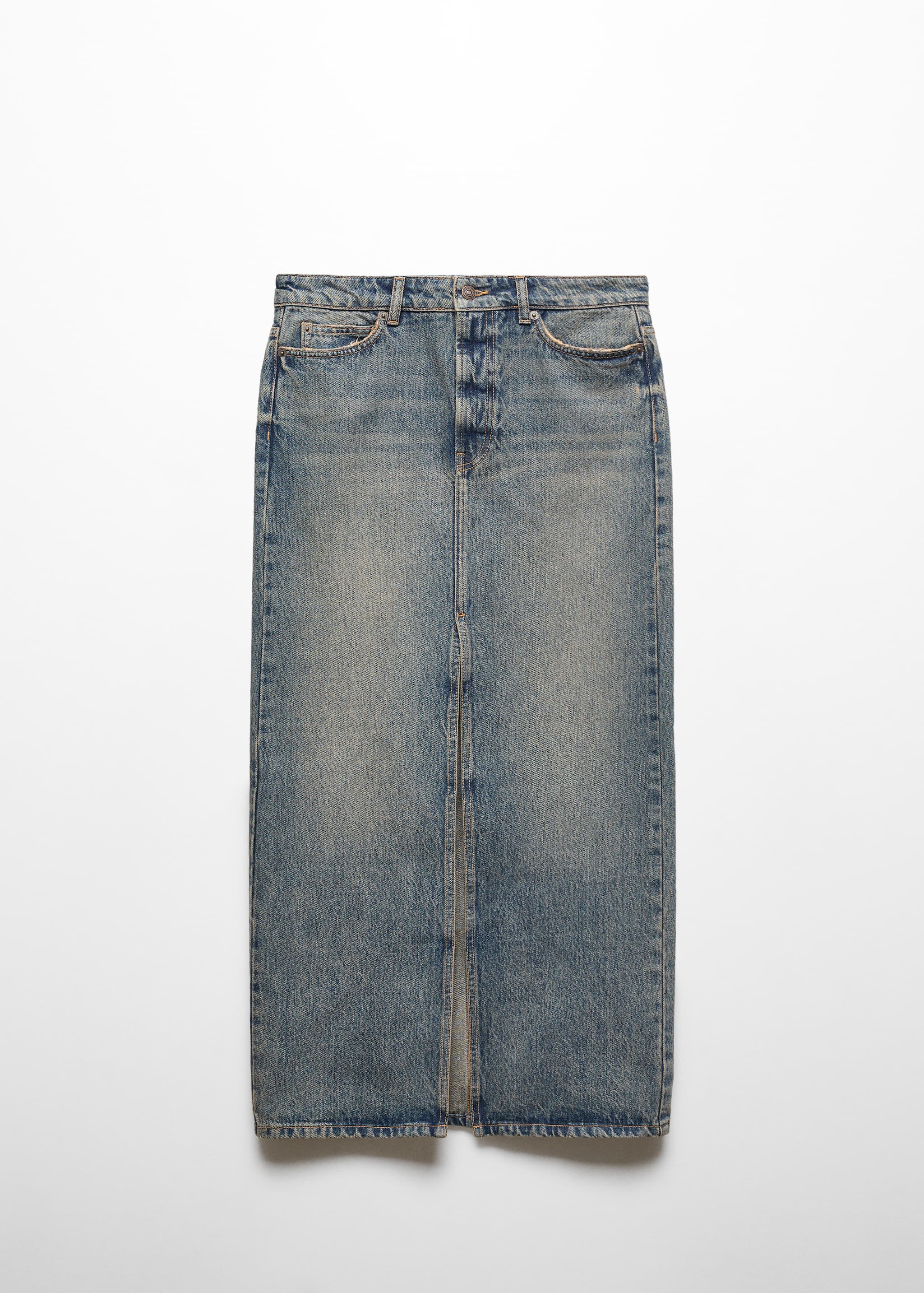 Long denim skirt - Article without model