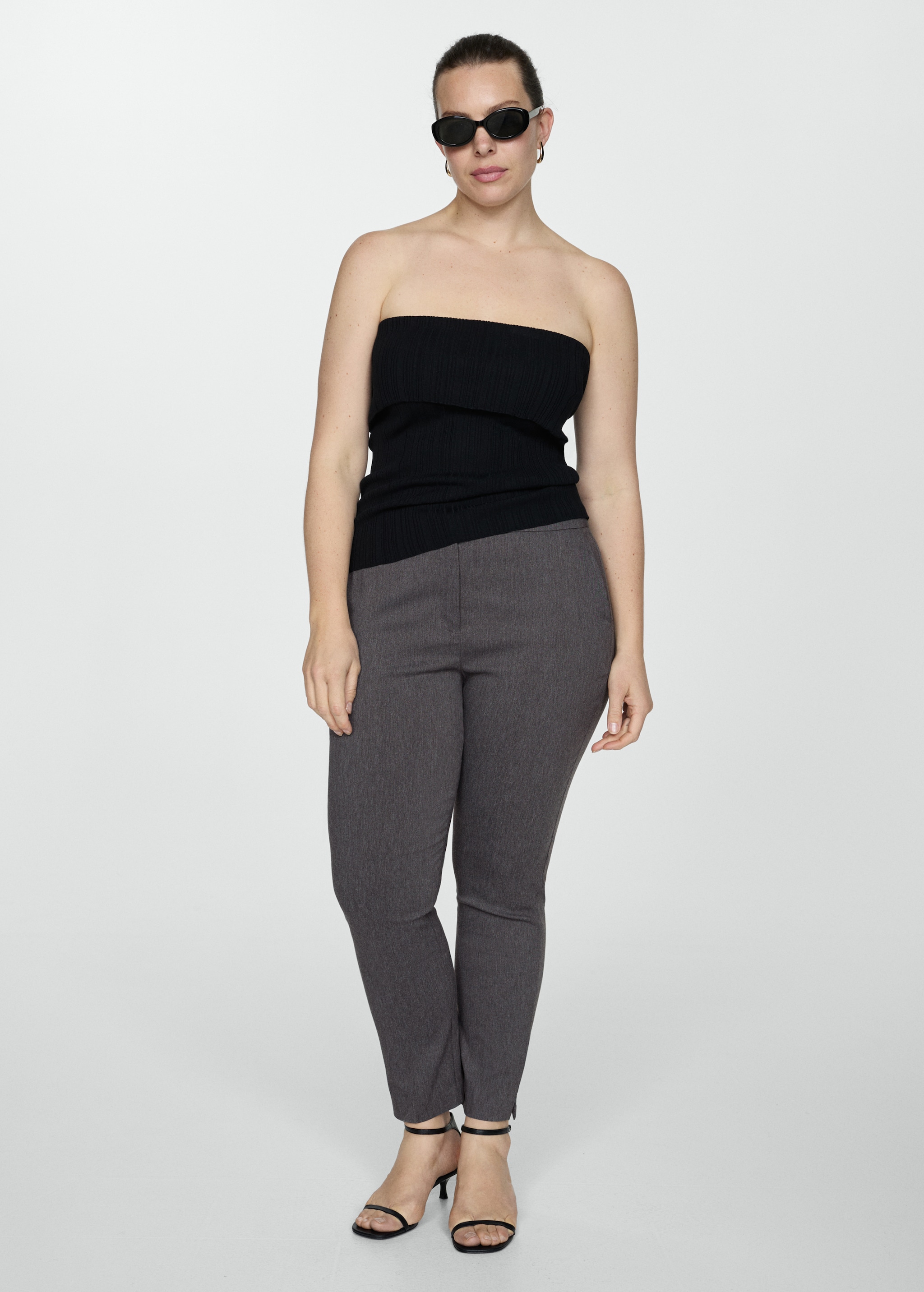 Crop skinny trousers - Details of the article 3