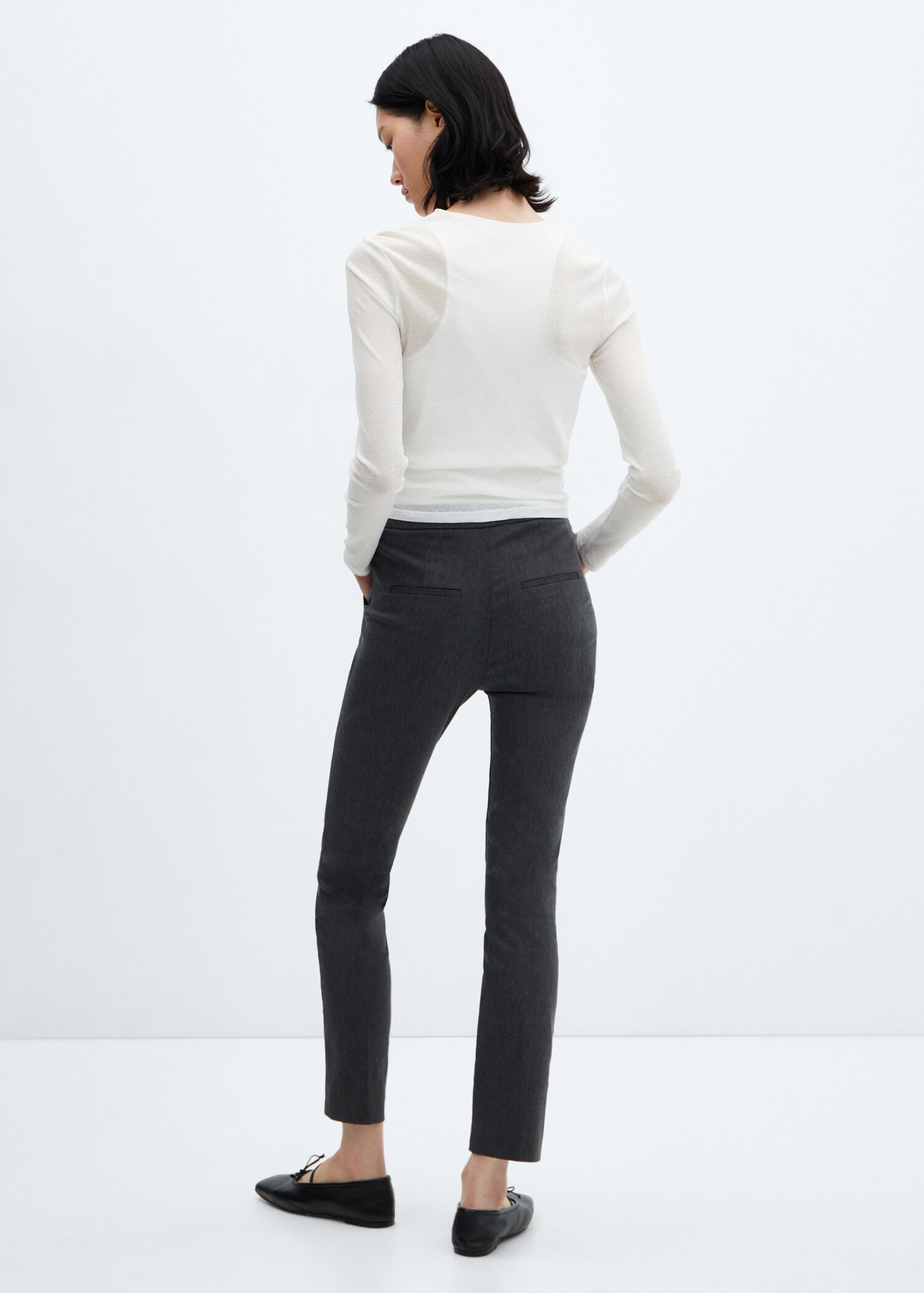 Pantalón skinny crop - Reverso del artículo