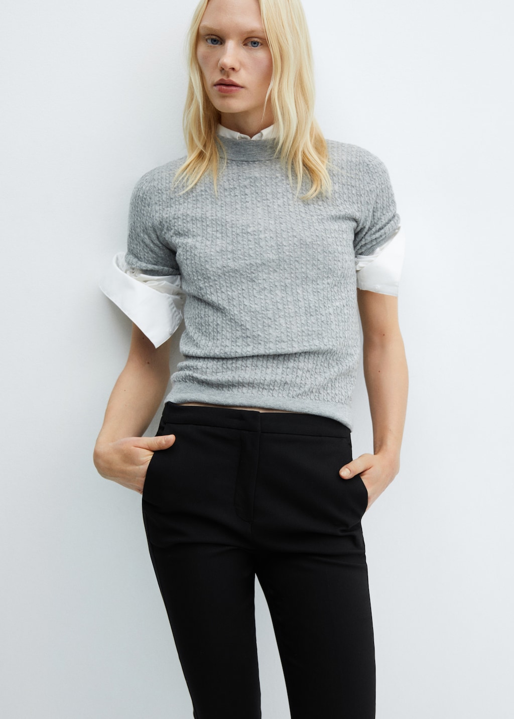 Pantalon skinny crop