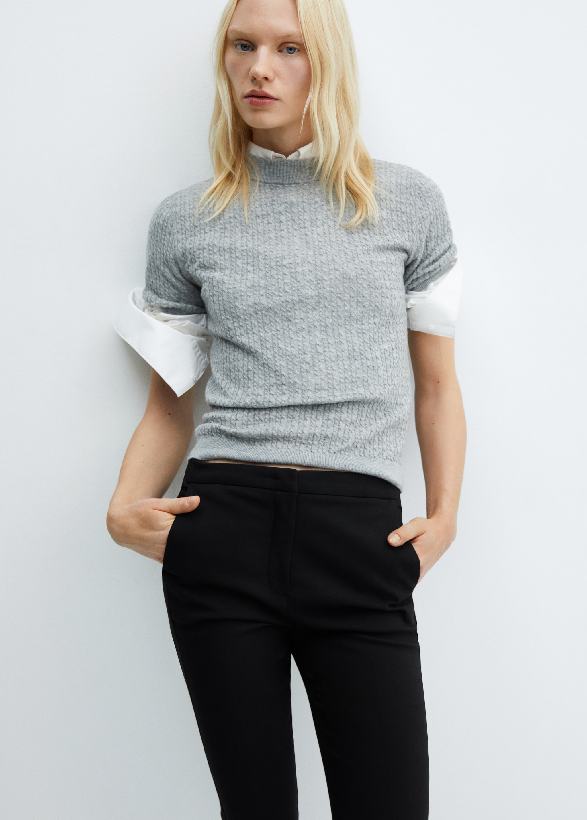 Crop skinny pants - Details of the article 1