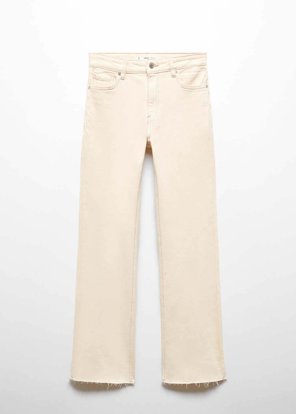 Crop flared jeans MANGO