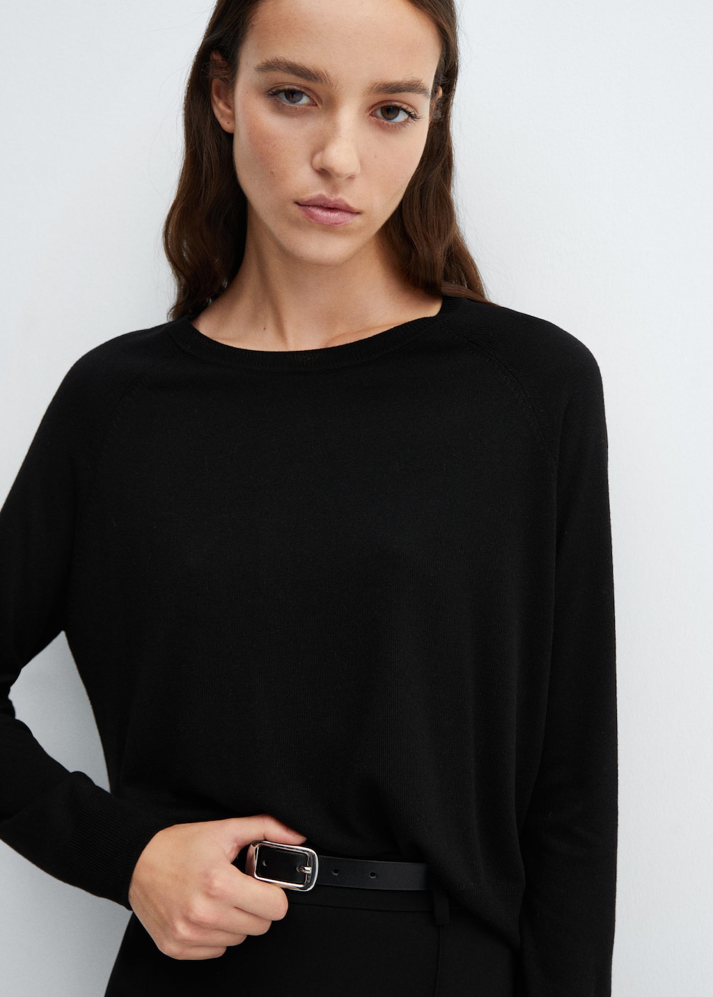 Mango fine top knit sweater