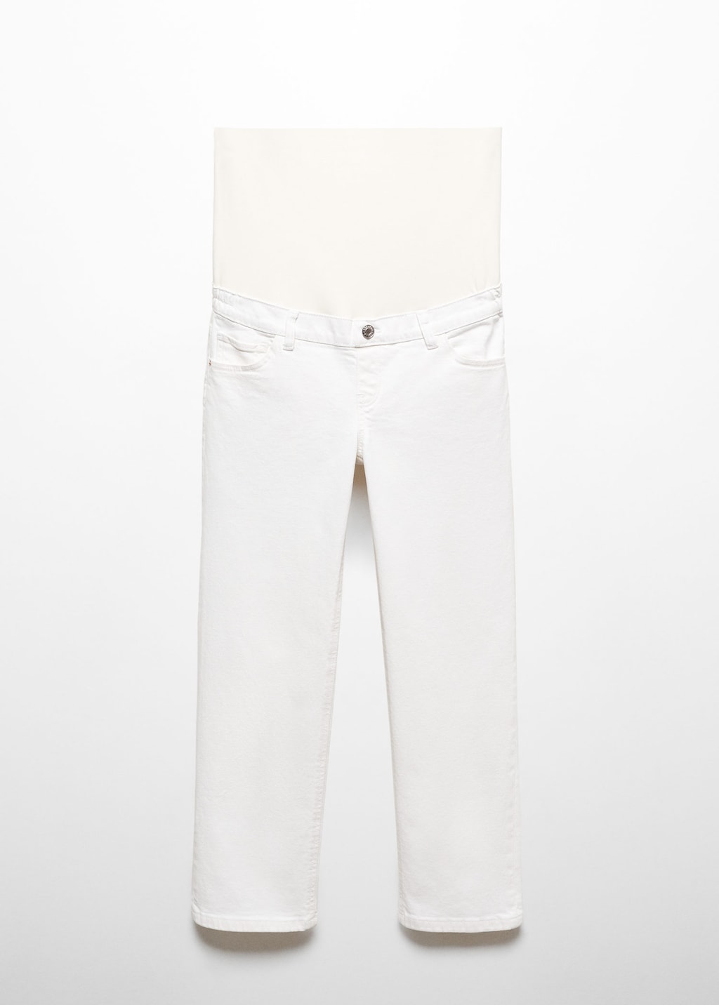 H&m white maternity hot sale jeans