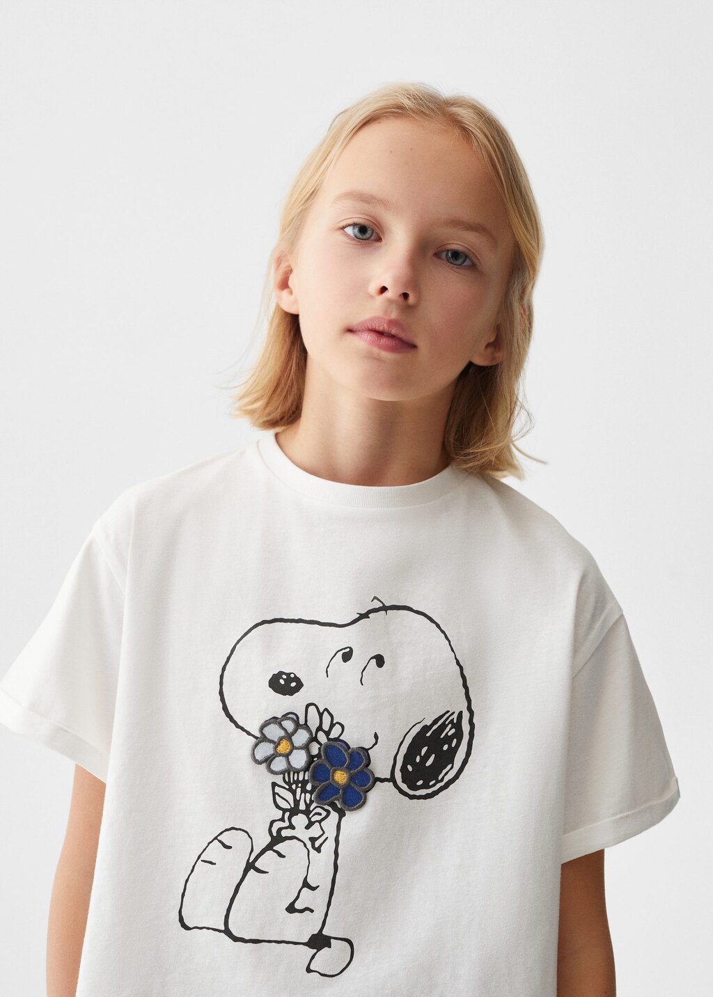 Mango snoopy t shirt discount