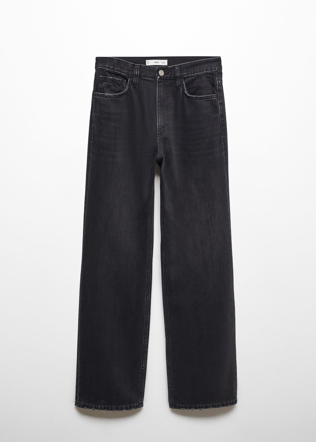 Straight foil jeans | MANGO