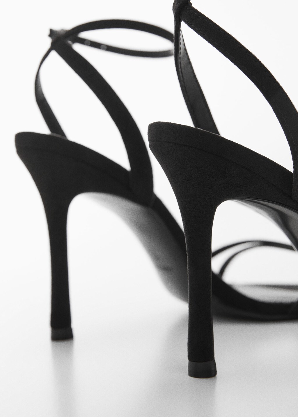 Mango strappy 2025 heeled sandals